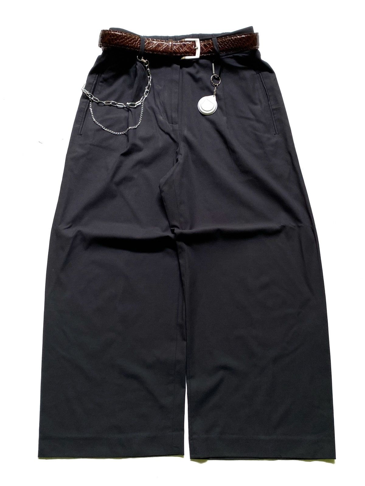 Designer × Japanese Brand × pet-tree-kor SICK💰PLST Pleated Wide Leg Trousers Size US 30 / EU 46 - 1 Thumbnail