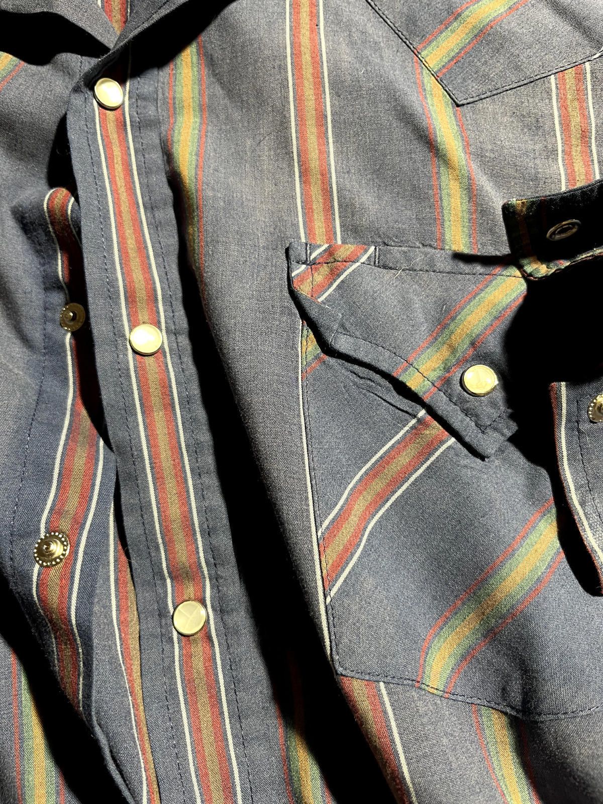 Designer VTG Western Shirt Ely Plains Sz L Rockabilly Pearl Cowboy Size US L / EU 52-54 / 3 - 4 Thumbnail