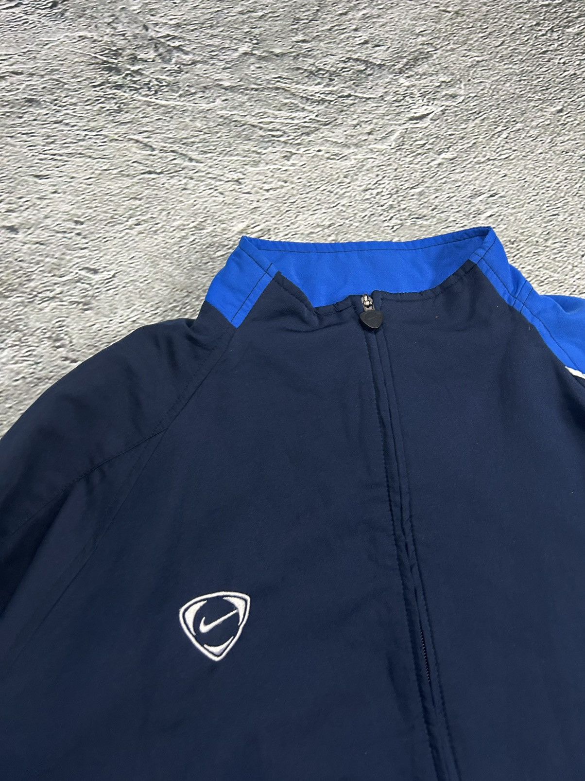 Nike × Vintage Nike track suit vintage navy pants windbreaker small logo Size US XXL / EU 58 / 5 - 3 Thumbnail