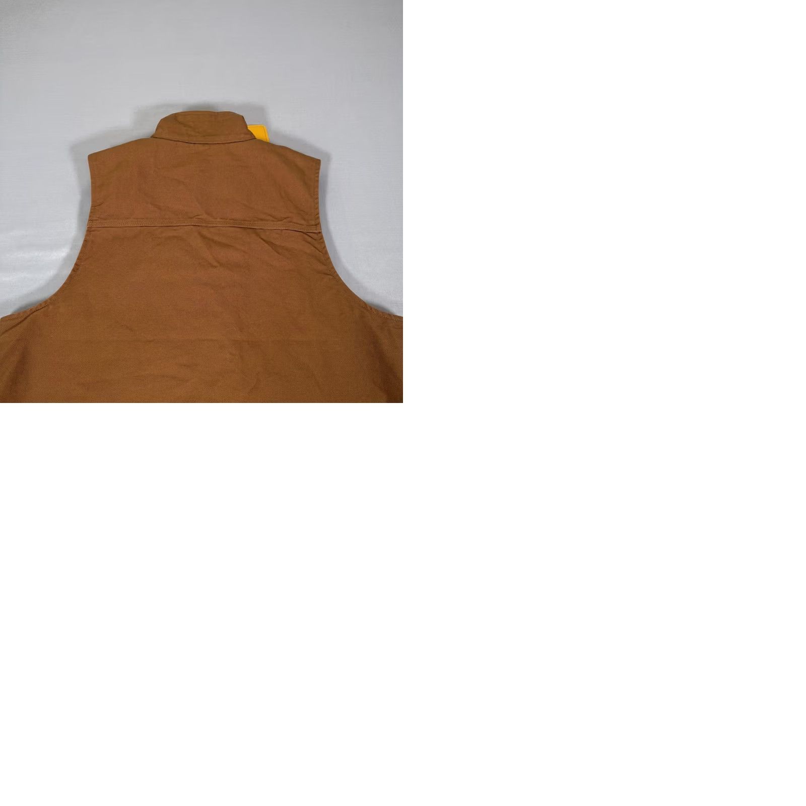 Carhartt Carhartt Vest Mens M Brown Duck Canvas Sherpa Lined Zip Up Work Vest Size US M / EU 48-50 / 2 - 9 Thumbnail