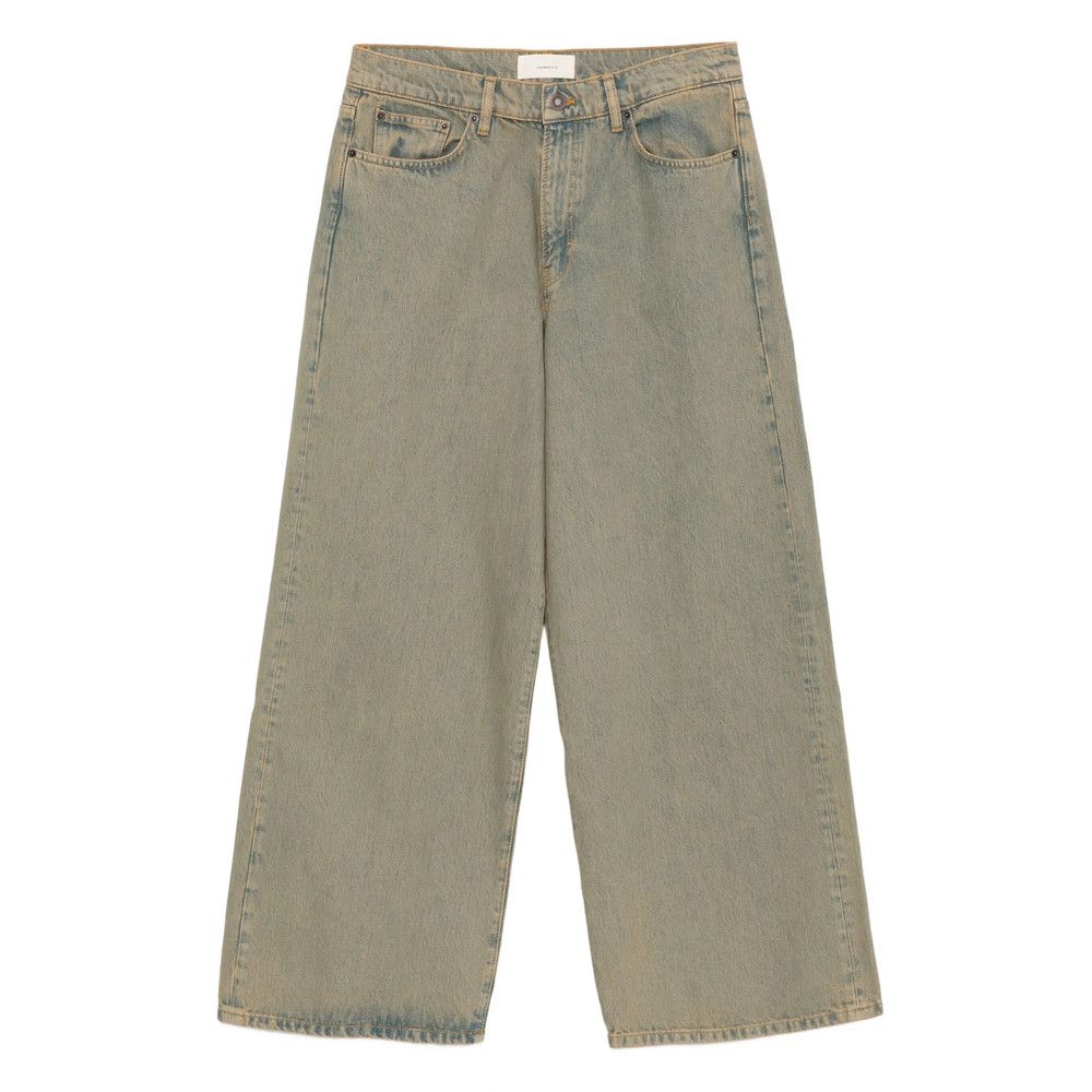 JEANERICA Jeanerica NEUTRALS Denim - Wide-Leg Jeans Size US 31 - 1 Thumbnail