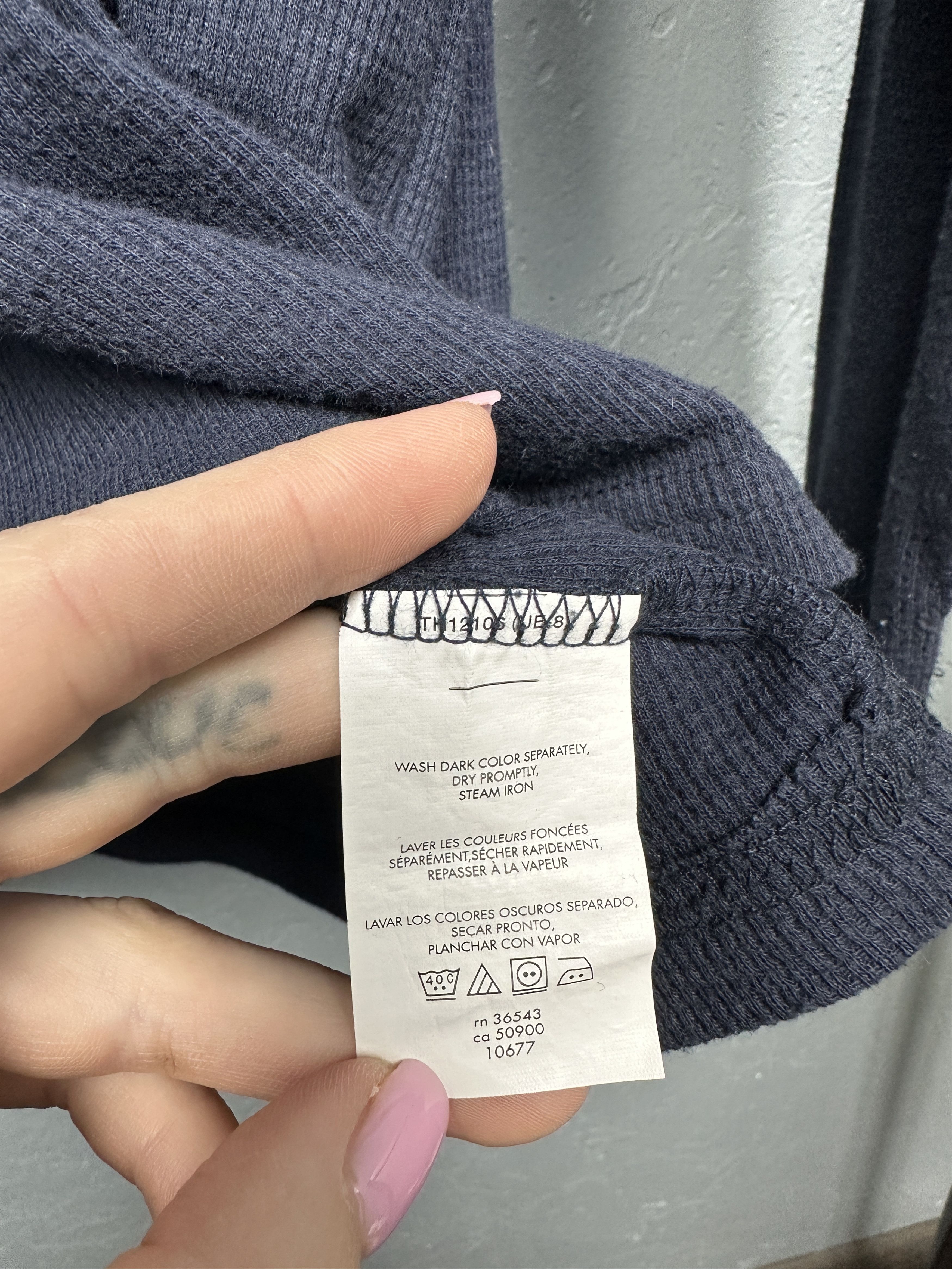 Tommy Hilfiger Tommy Hilfiger Vintage Mens Crew Neck Ribbed Sweater Size US M / EU 48-50 / 2 - 5 Thumbnail