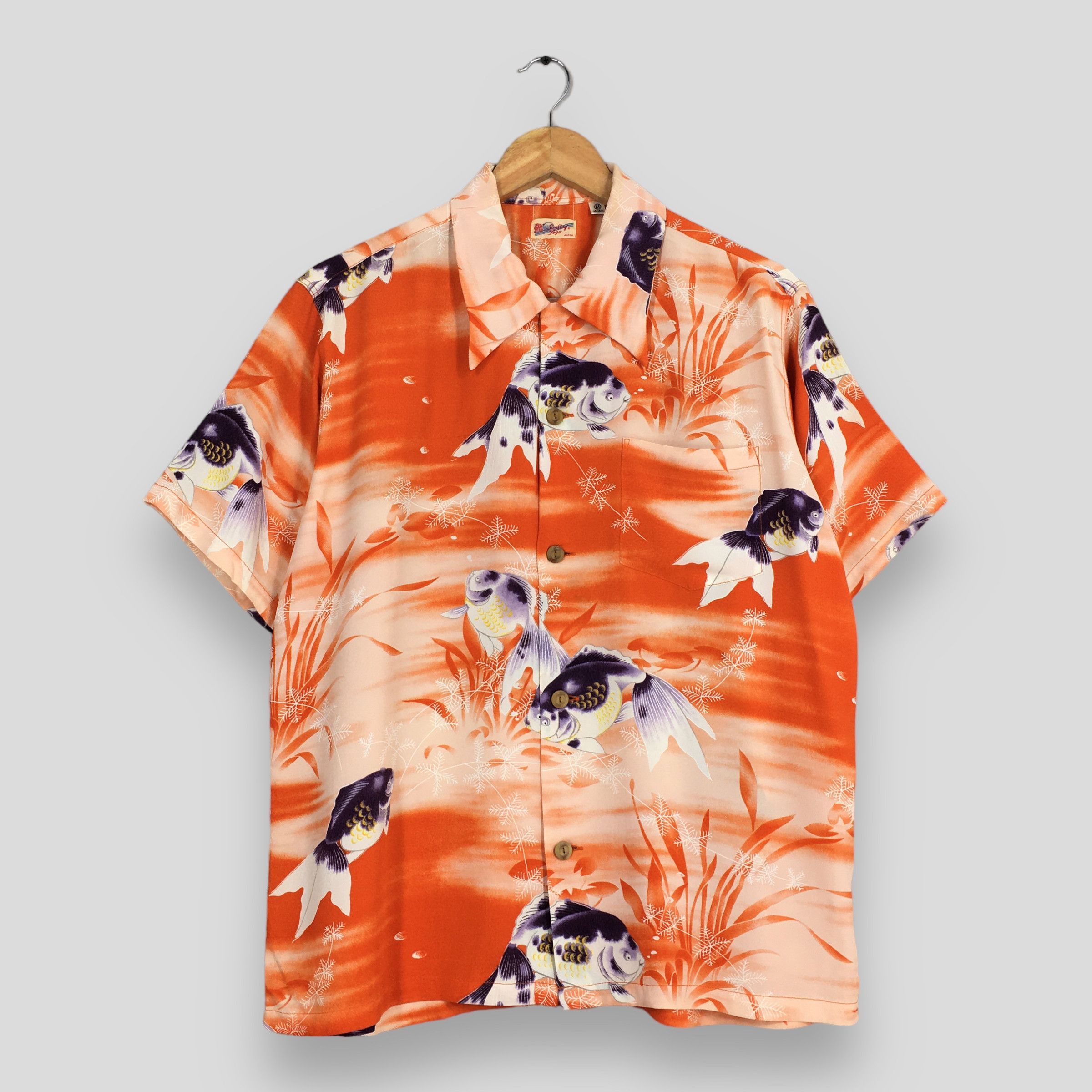 Sun Surf Vintage Sun Surf Toyo Aloha Koi Fish Rayon Shirt Medium Size US M / EU 48-50 / 2 - 1 Thumbnail