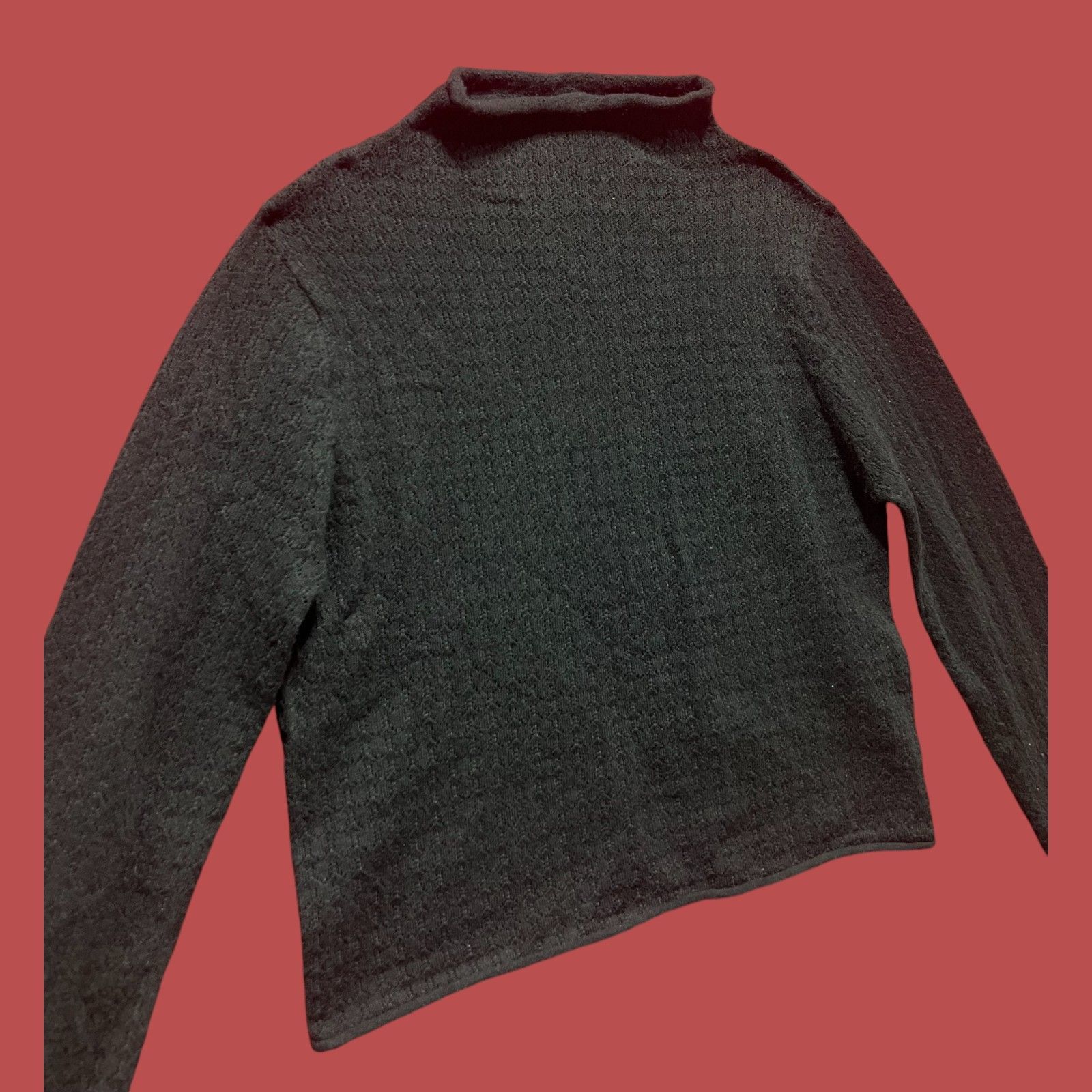 Other Wild Fable - Women's Mock Turtleneck Pointelle Pullover Swea Size XS / US 0-2 / IT 36-38 - 13 Thumbnail