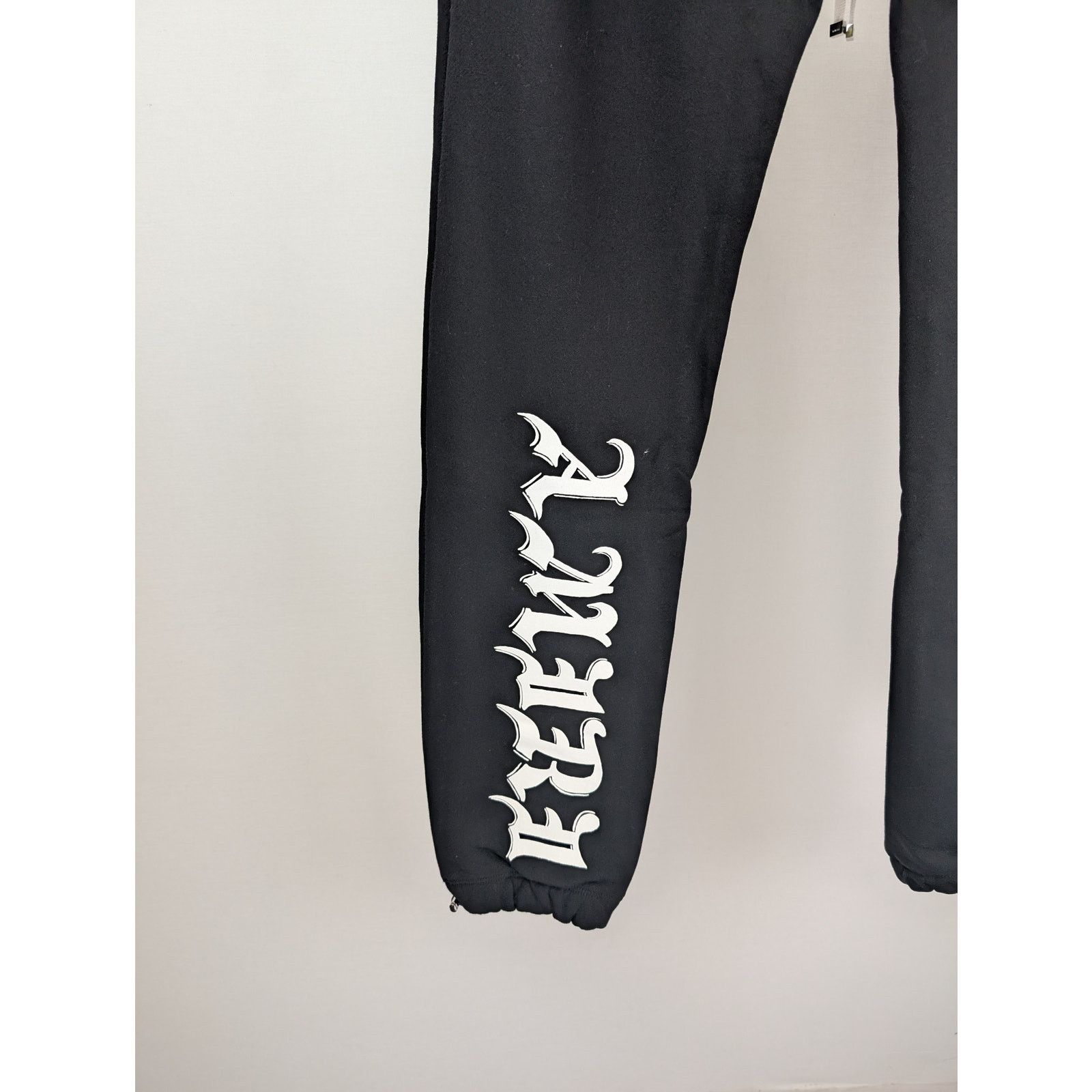 Amiri o1rshd1 Wes Lang Solar Kings Sweatpant in Black Size US 34 / EU 50 - 10 Thumbnail