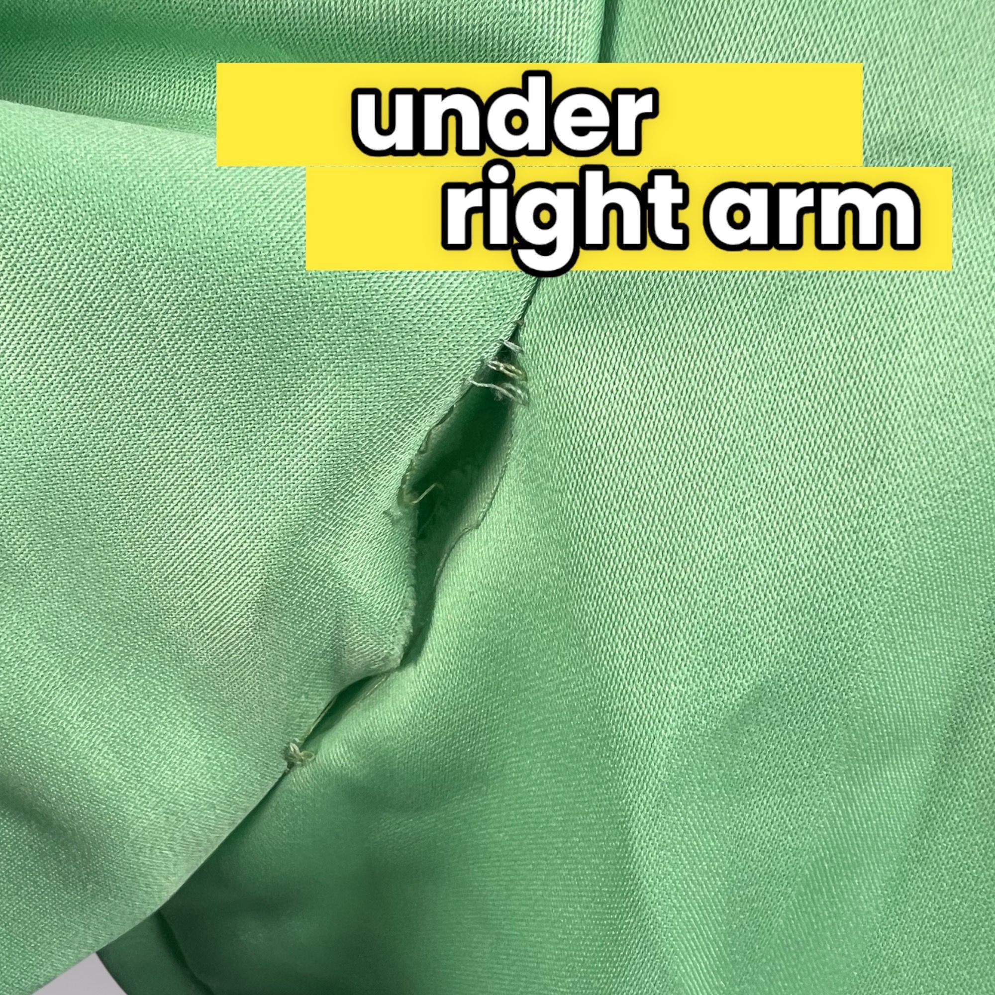Vintage VTG Mint Green Satin Dress Jeweled Accents ❗️FLAWED❗️ Size S / US 4 / IT 40 - 9 Thumbnail