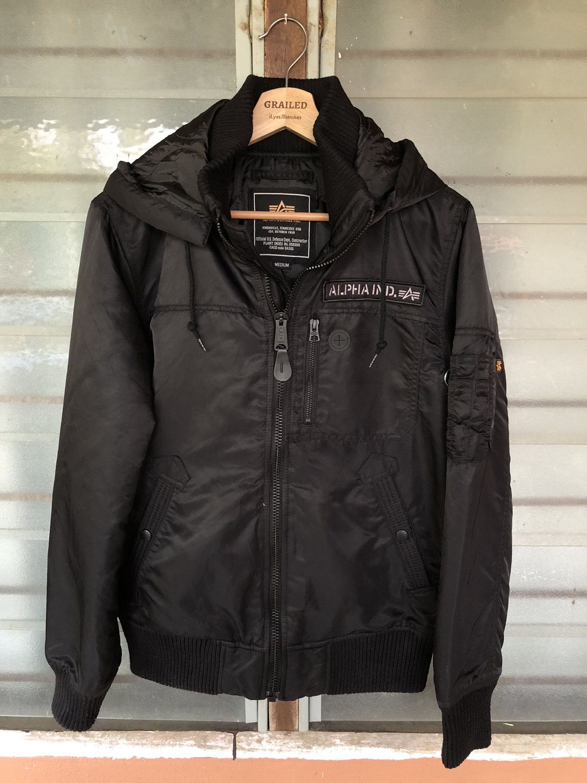 Alpha Industries Alpha Industries Hoodie Bomber Jacket Size US M / EU 48-50 / 2 - 5 Thumbnail