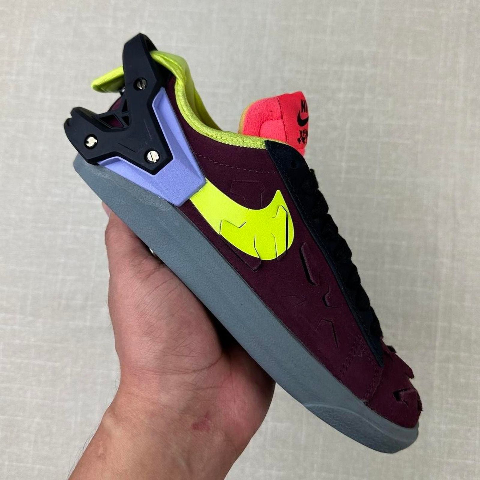 Nike Nike x Acronym Blazer Low “Night Maroon" Women 5.5 Size US 5.5 / IT 35.5 - 1 Thumbnail