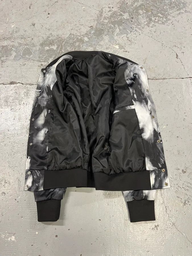 Saint Laurent Paris SS2017 Saint Laurent Ink Grey & Black Tie-Dye Bomber Jacket Size US S / EU 44-46 / 1 - 7 Thumbnail
