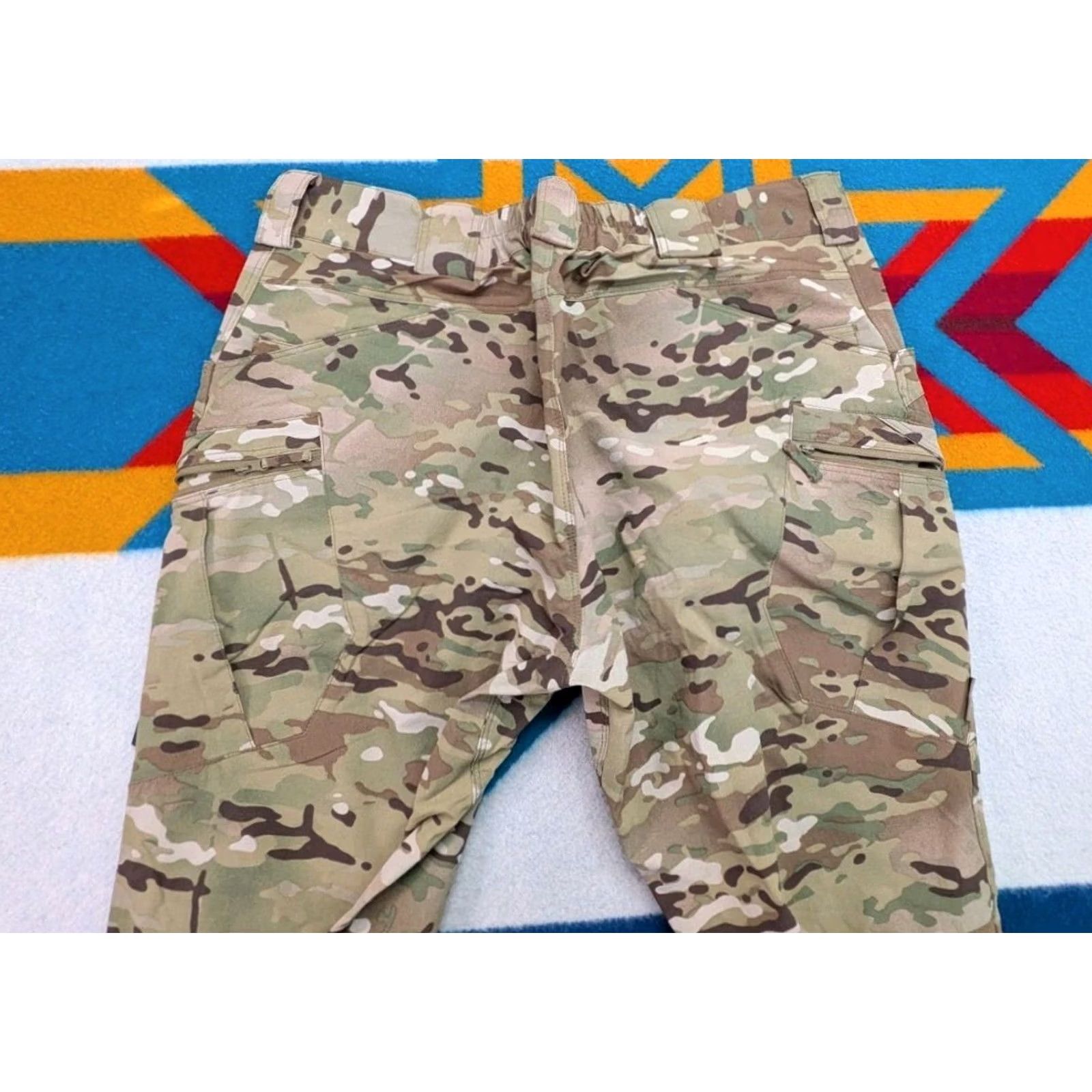 Vintage Helikon Tex Tactical Cargo Pants Outdoor Camo Stretch 38x34 Mens Size US 38 / EU 54 - 4 Thumbnail