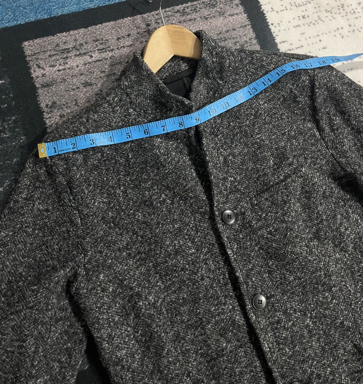 agnes b. Vintage Agnes.B Button Wool Jacket Size US S / EU 44-46 / 1 - 18 Thumbnail