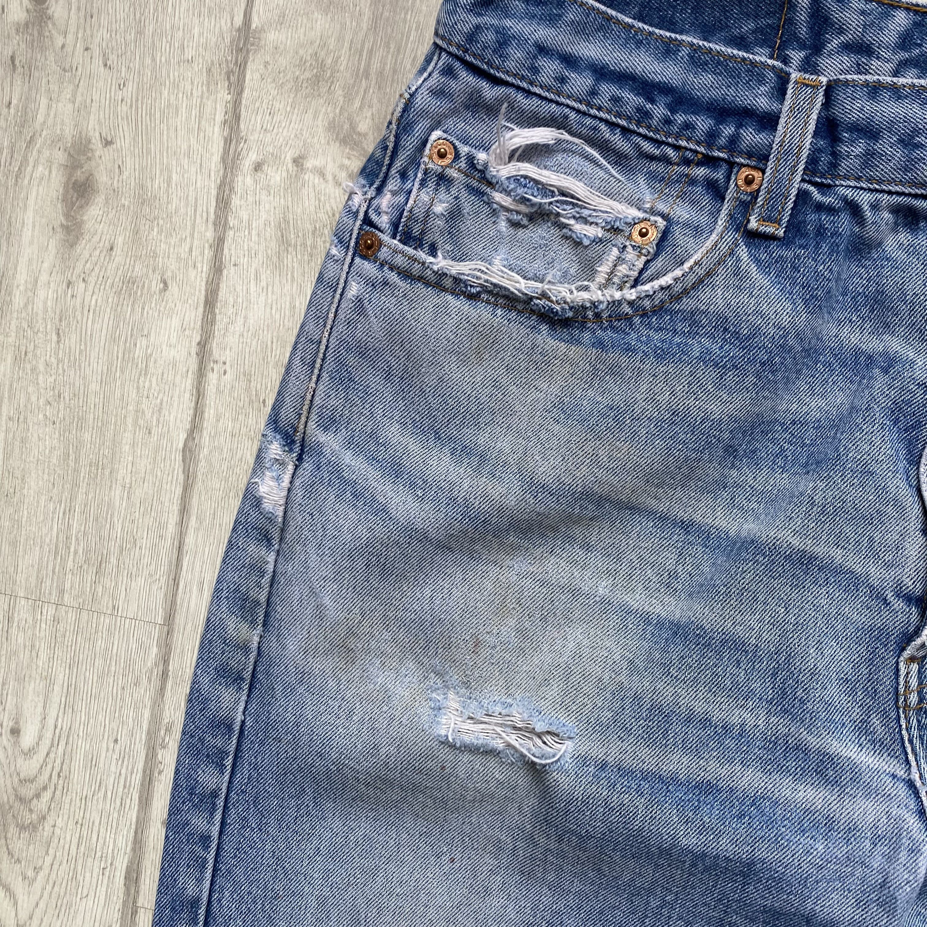 Levi's Vintage Clothing 👖Vintage 90's Distressed Levis jeans 505 Denim pants Y2K Size US 32 / EU 48 - 8 Thumbnail