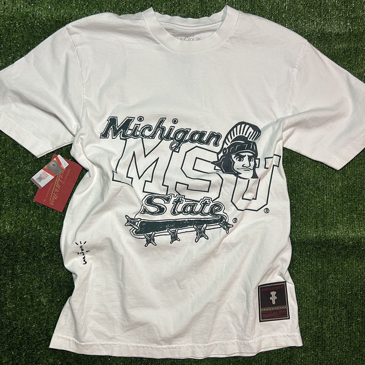 Mitchell & Ness × Travis Scott Mitchell & Ness x Cactus Jack Michigan State University T Size US M / EU 48-50 / 2 - 2 Thumbnail