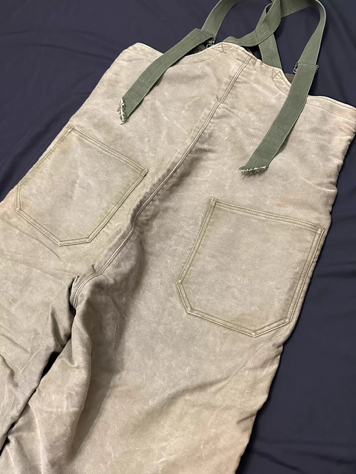 Other Vintage USN N1 Deck Pants Bedford Cord Wool Lined Small Size US 30 / EU 46 - 8 Thumbnail