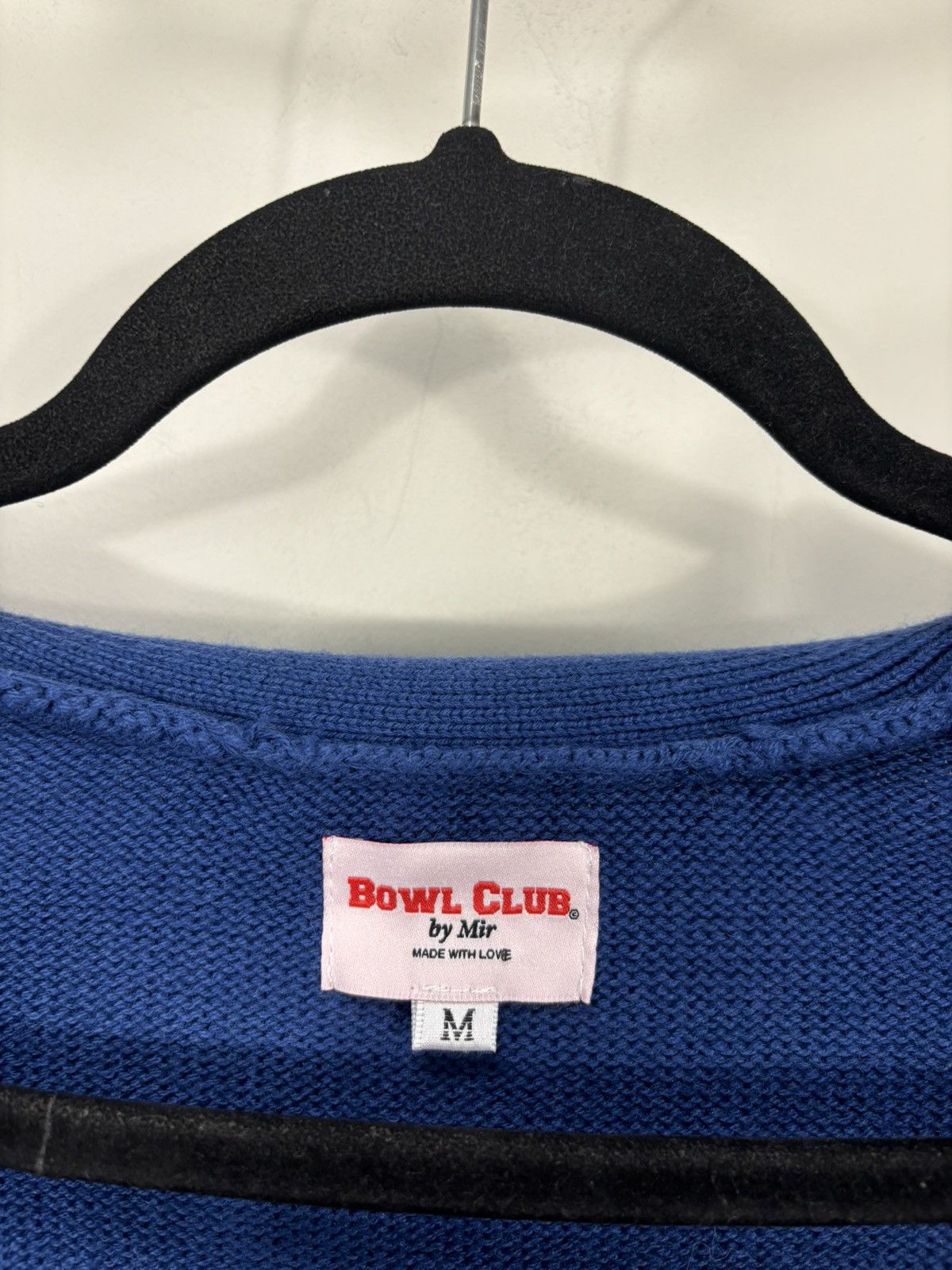 Other Mir Studio Bowl Club Y2K Blue Letterman Cardigan Sweater Size US M / EU 48-50 / 2 - 11 Thumbnail