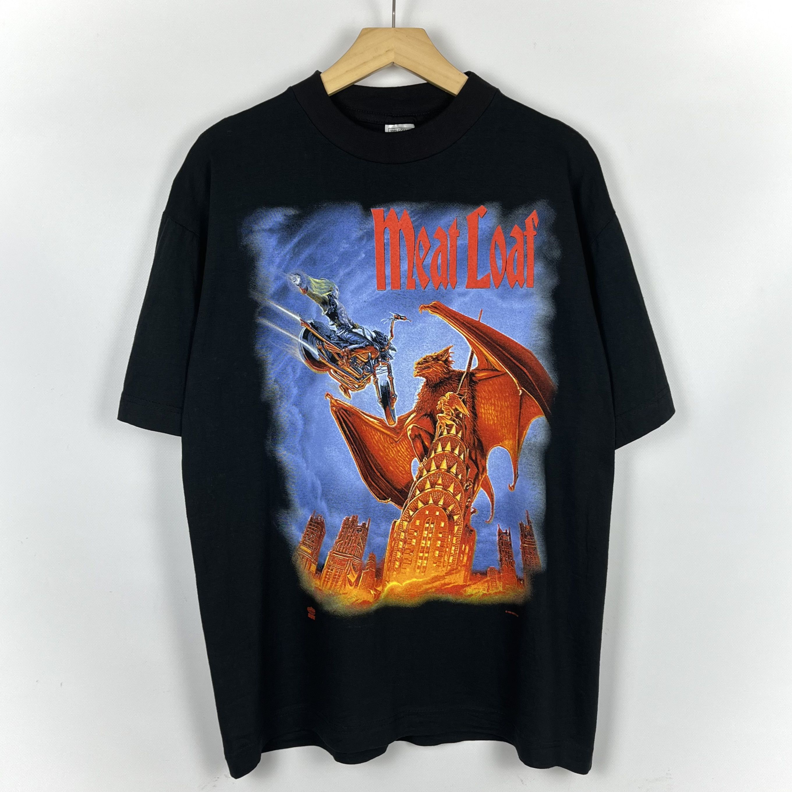 Band Tees Vintage Meat Loaf Rare Rock Band T Shirt 1993 Size US L / EU 52-54 / 3 - 1 Thumbnail