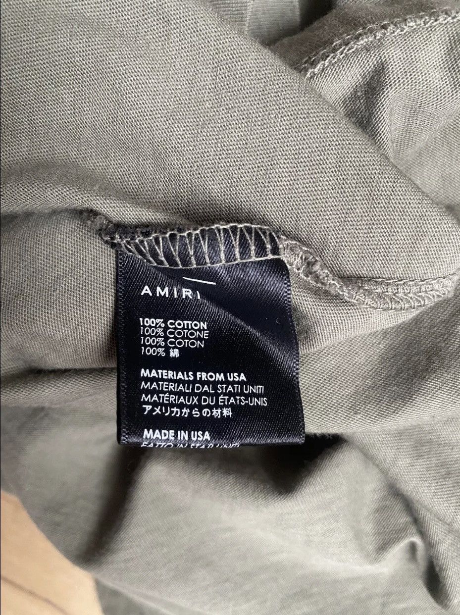 Amiri Amiri Core Logo T-Shirt Military Green Size M Size US M / EU 48-50 / 2 - 4 Thumbnail