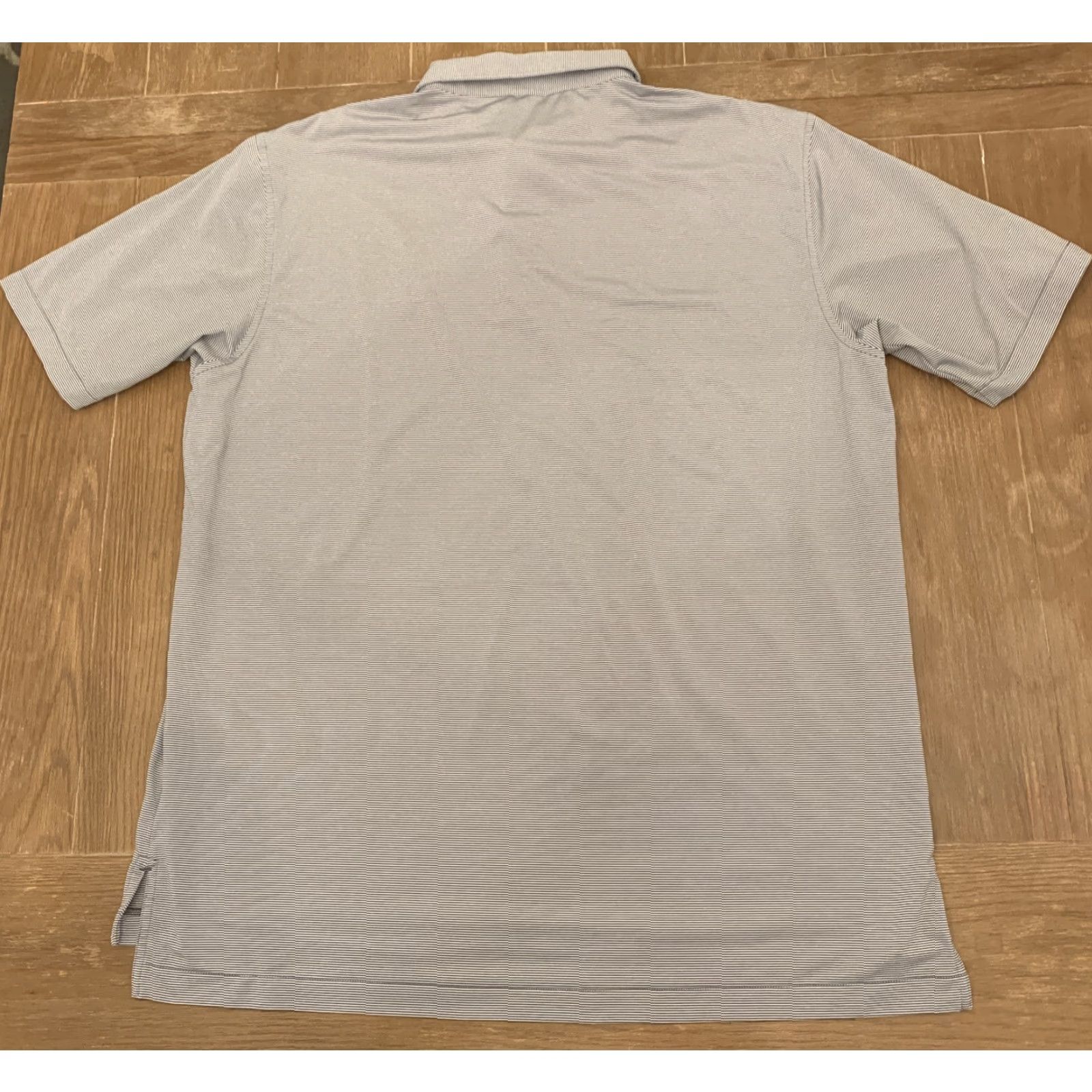 Peter Millar VINTAGE? Wait, item is Peter Millar Summer Comfort Polo Shirt XL Blue White Striped. Size US XL / EU 56 / 4 - 5 Thumbnail
