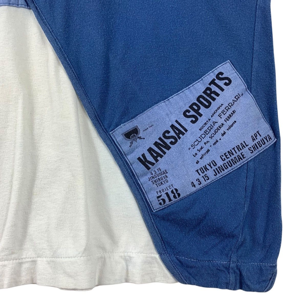 Kansai Yamamoto × Vintage Vintage 90s KANSAI patchwork tee Size US L / EU 52-54 / 3 - 8 Thumbnail