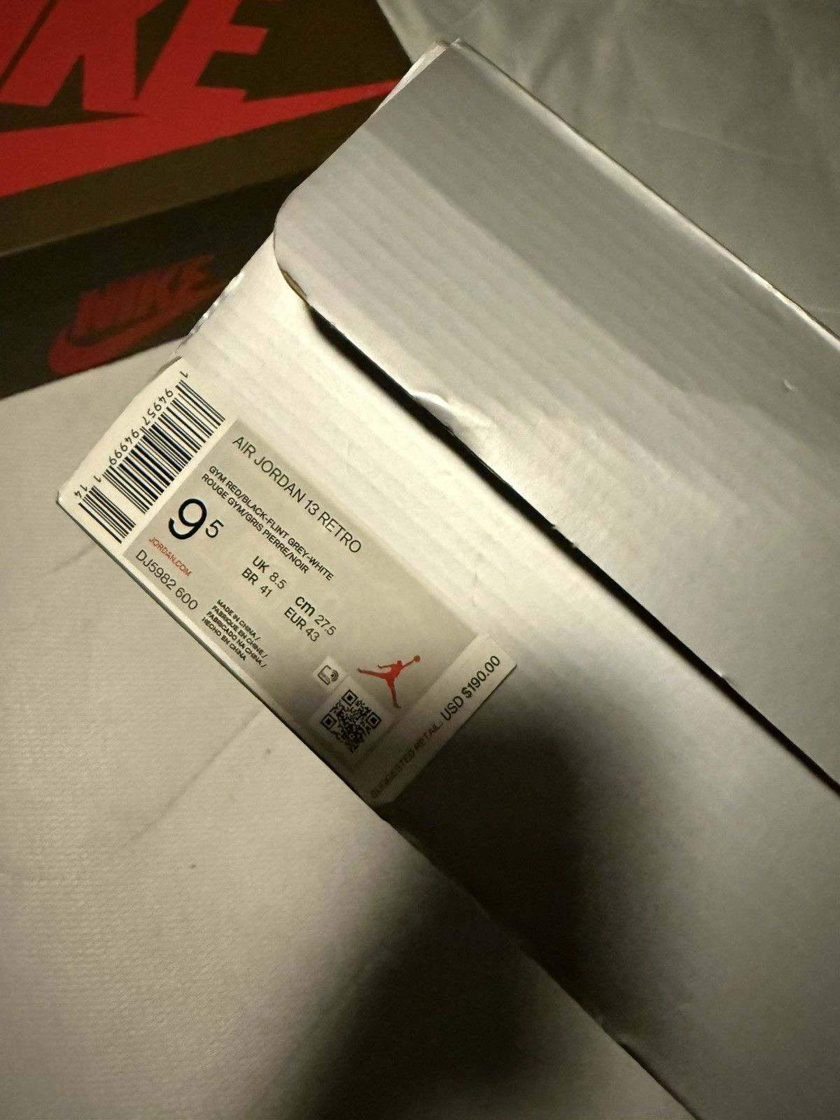 Jordan Brand Jordan 13 gym red Size US 9.5 / EU 42-43 - 8 Thumbnail