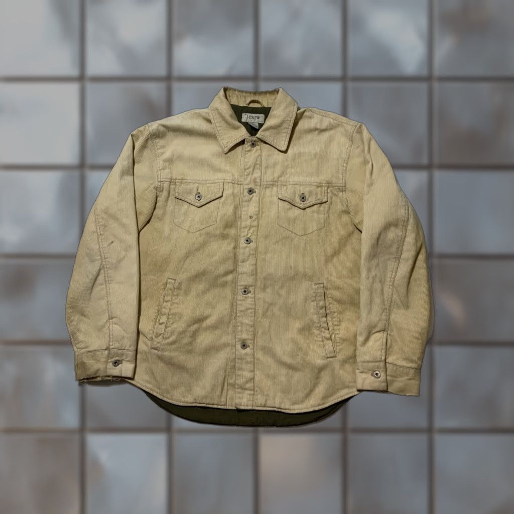 J.Crew VINTAGE J.CREW Jacket Corduroy Trucker Button Work Quilted Lined Sz. XL Brown Men Size US XL / EU 56 / 4 - 1 Thumbnail