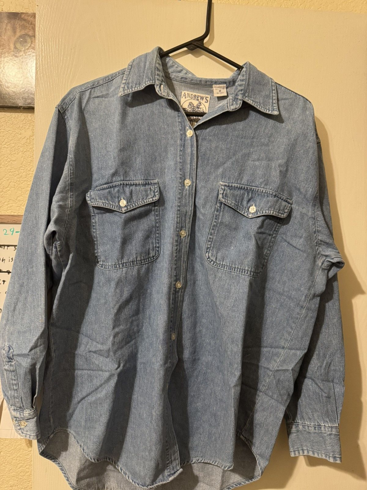 Other Andrews blue western button up long sleeve Size US M / EU 48-50 / 2 - 1 Thumbnail