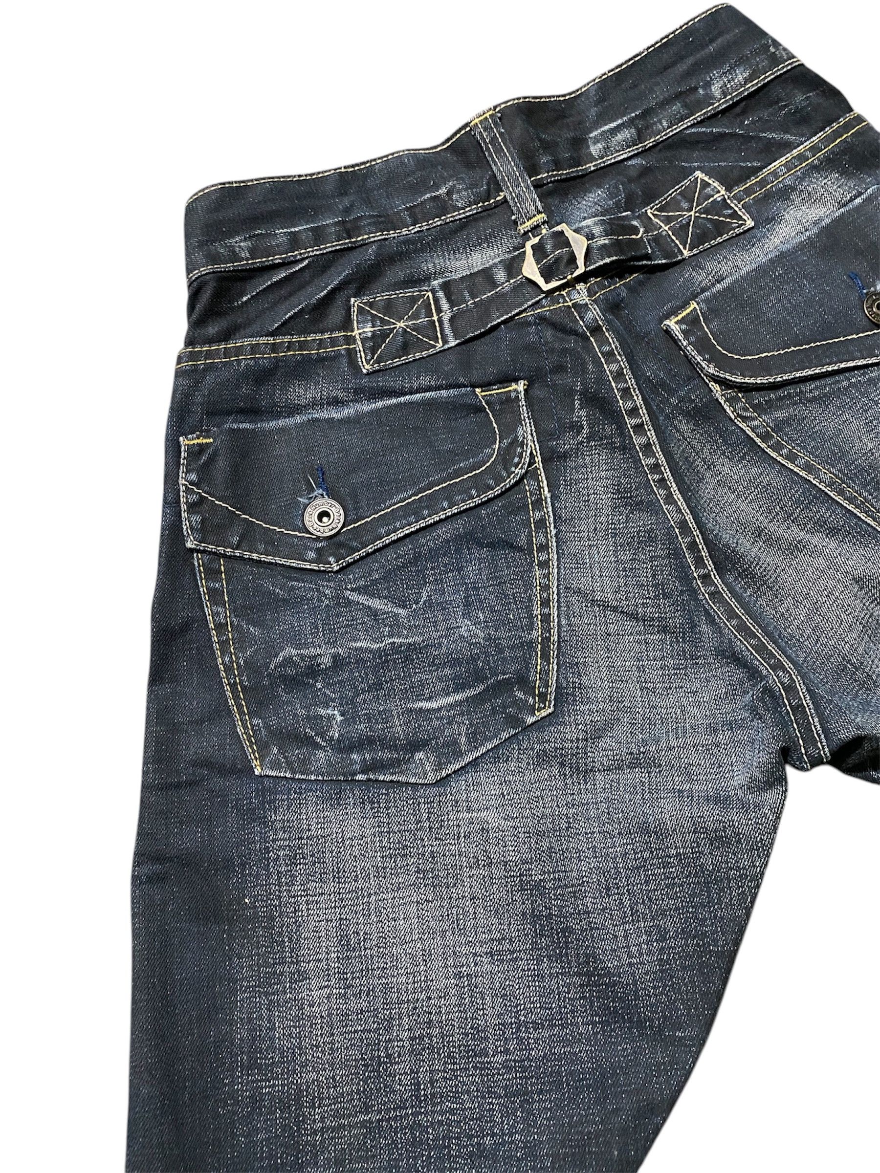 Japanese Brand × Kapital × Tornado Mart Baggy Jeans Japan Back Number Claws WaxOil Denim @@12 Size US 30 / EU 46 - 5 Thumbnail