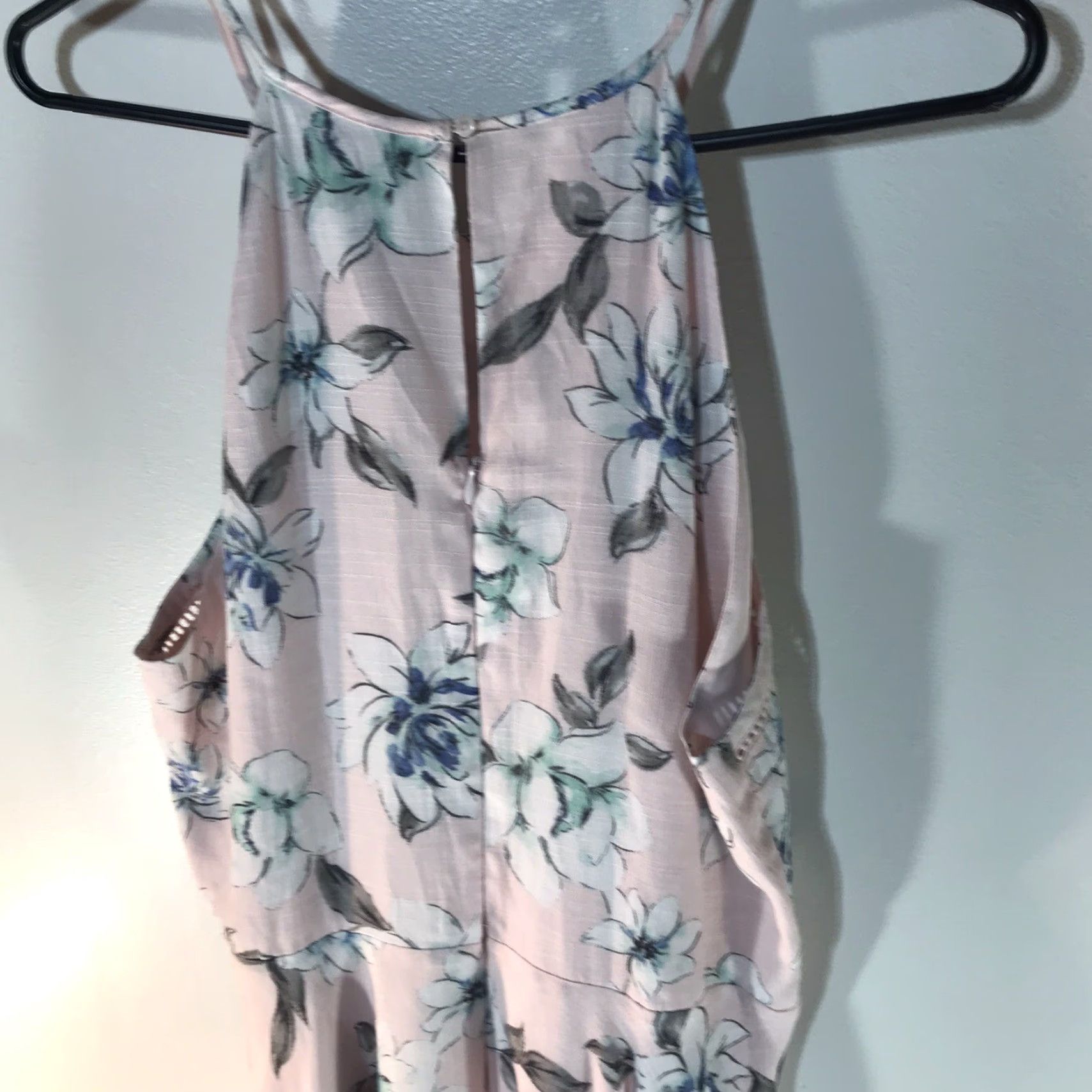 Vintage Candies Floral Strappy Maxi Dress Womens XL Light Pink Long Summer Party Size XL / US 12-14 / IT 48-50 - 5 Thumbnail