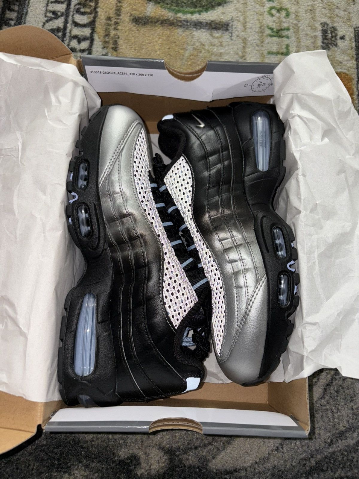 Palace Nike Air Max 95 Big Bubble Palace (SHIPS FRIDAY) Size US 8.5 / EU 41-42 - 1 Thumbnail