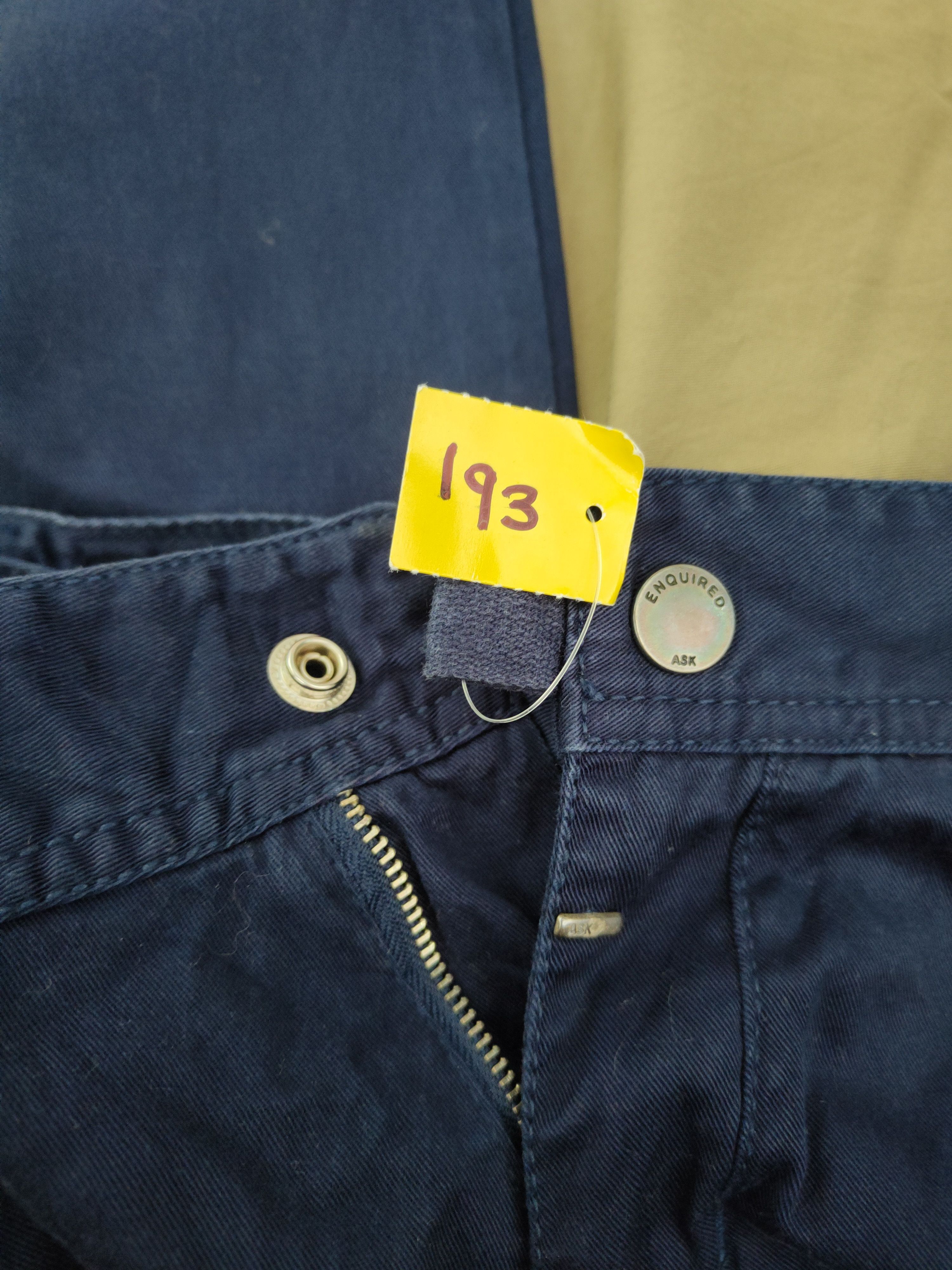 Japanese Brand DLL Ask Enquired Navy Multipocket Tactical Cargo Pants #193 Size US 29 - 16 Thumbnail