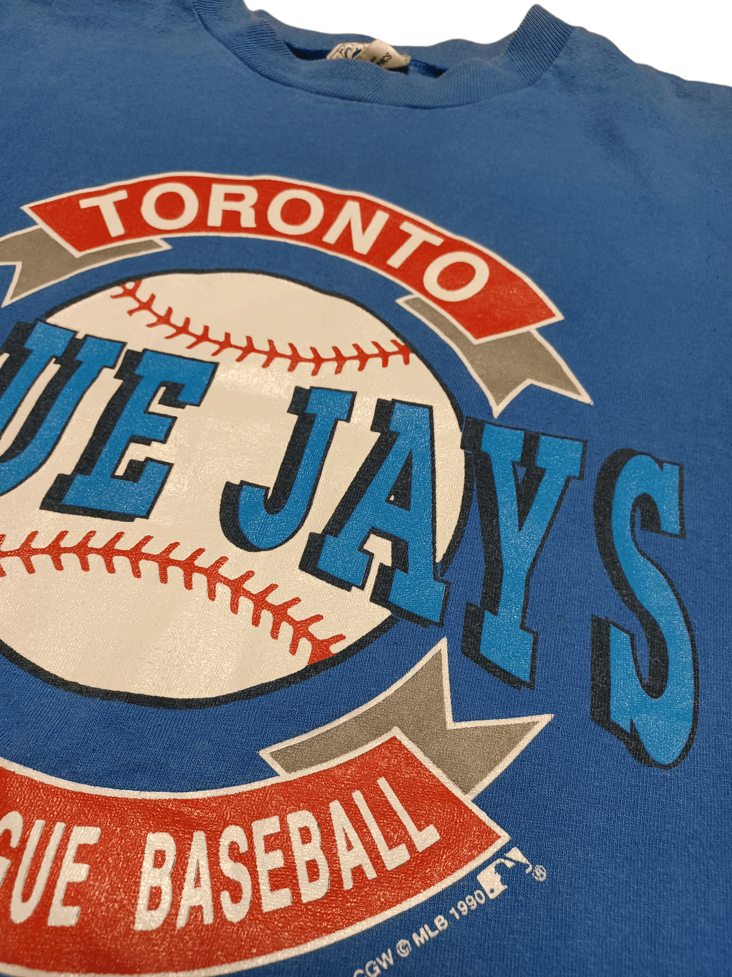 MLB 1990 MADE IN CANADA MLB VINTAGE TORONTO BLUE JAYS TEE Size US L / EU 52-54 / 3 - 3 Thumbnail