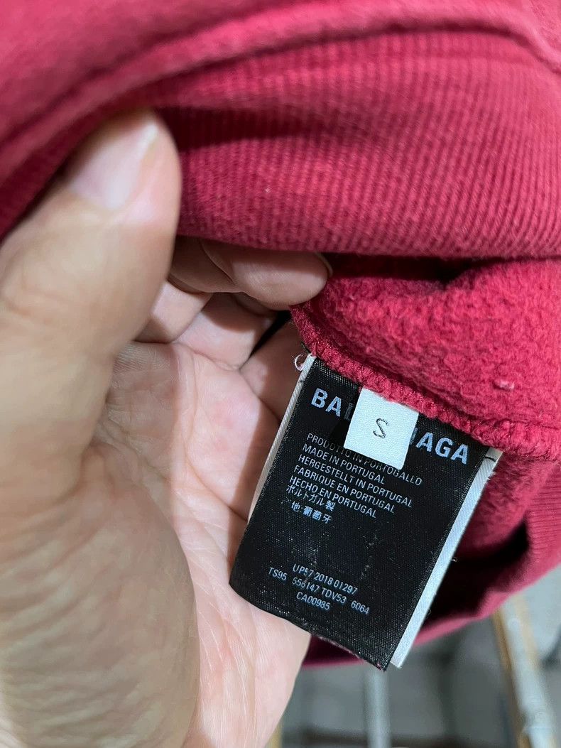 Balenciaga Balenciaga Red letter sweater Size US S / EU 44-46 / 1 - 7 Thumbnail