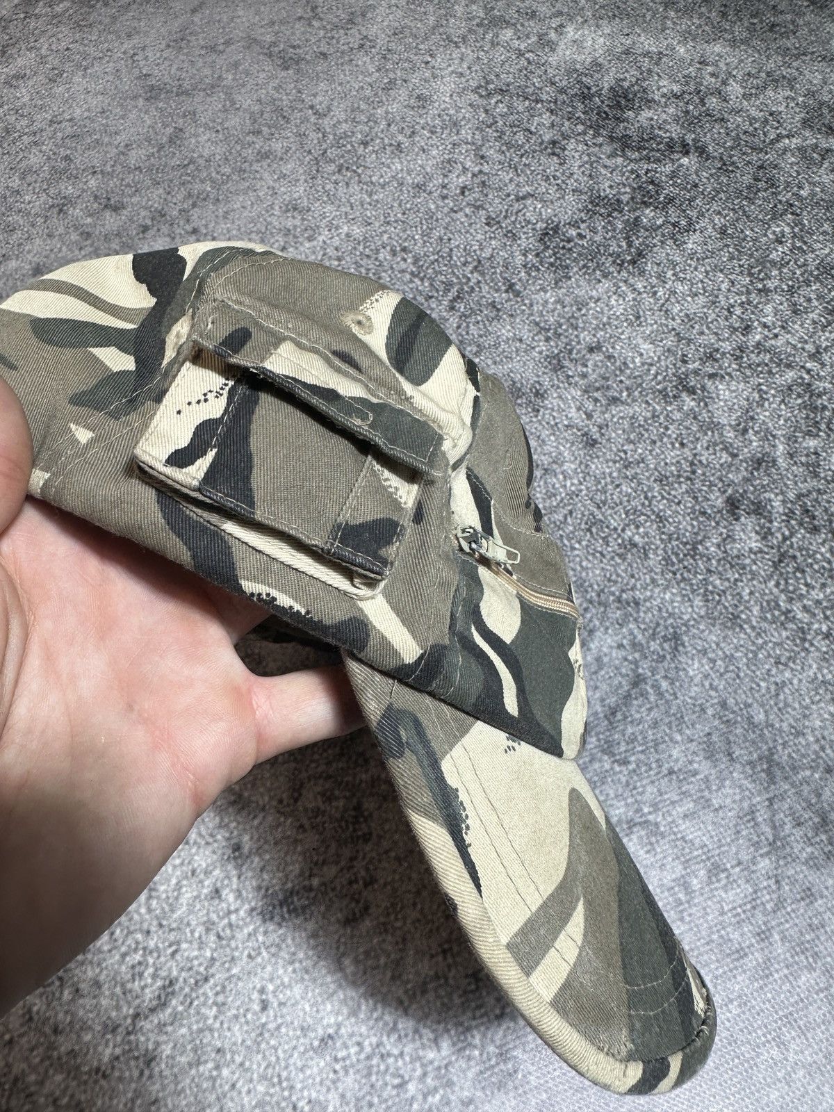 MIL-TEC Vintage Military Mil-Tec Camo Cap Pocket Streetwear USA VTg Size ONE SIZE - 3 Thumbnail