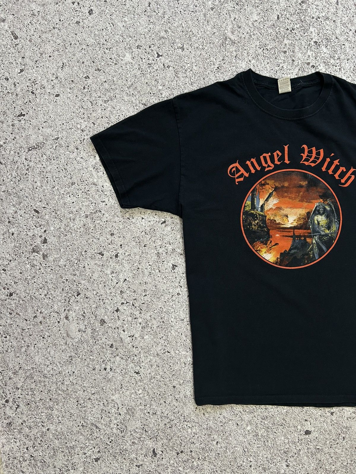 Band Tees × Vintage Vintage 90’s Angel Witch Rock Band Retro T-Shirt Y2K Hype Size US L / EU 52-54 / 3 - 3 Thumbnail