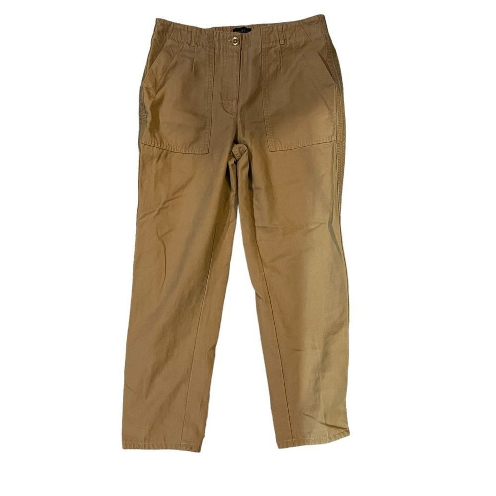 Talbots Talbots Cargo Pants Womens 6 Beige Khaki Slim Straight Leg Size 28" / US 6 / IT 42 - 5 Thumbnail