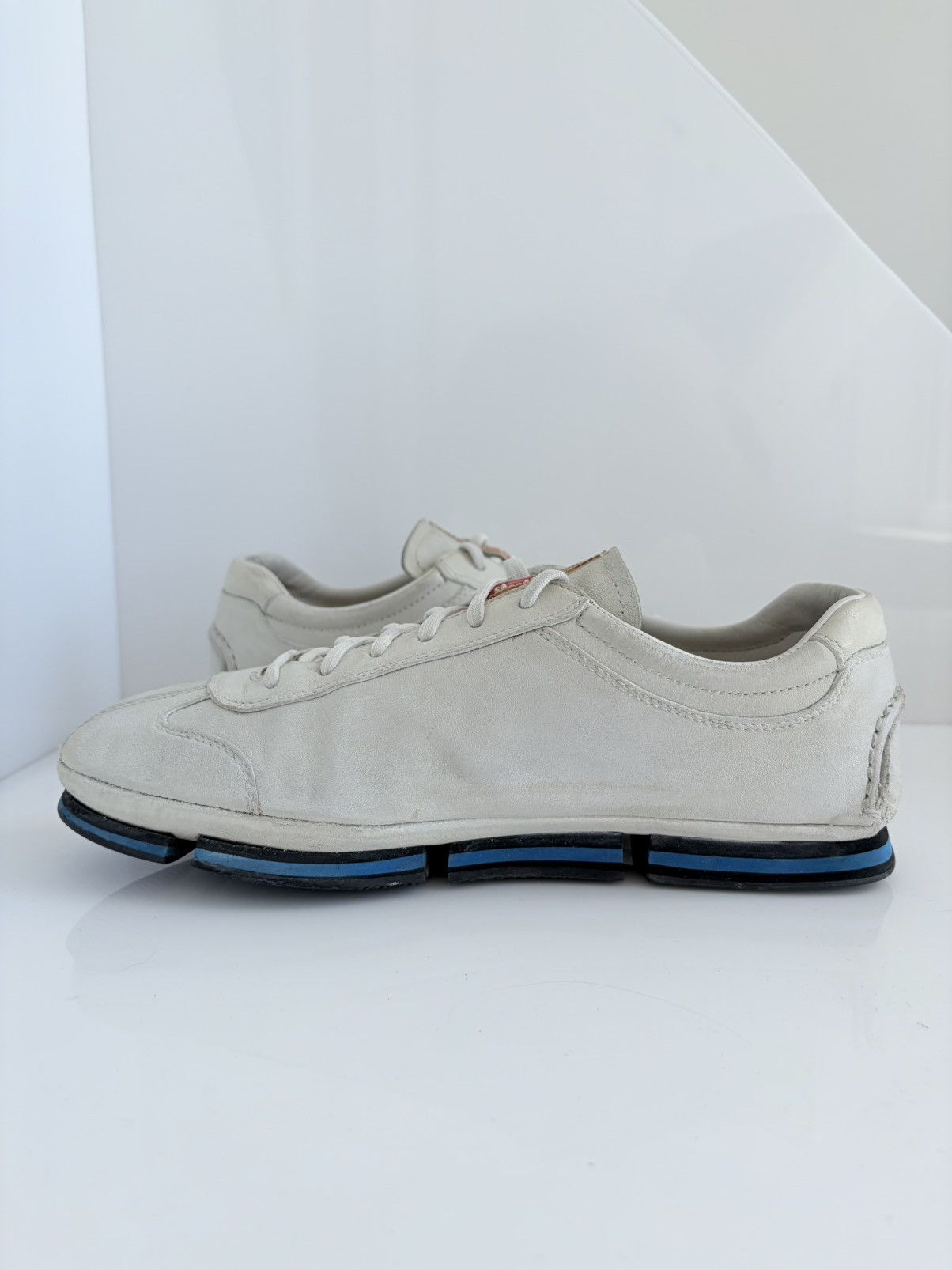 Prada Prada Sport Baskets Sneakers Americas Cup Leather Shoes Size US 9 / EU 42 - 4 Thumbnail