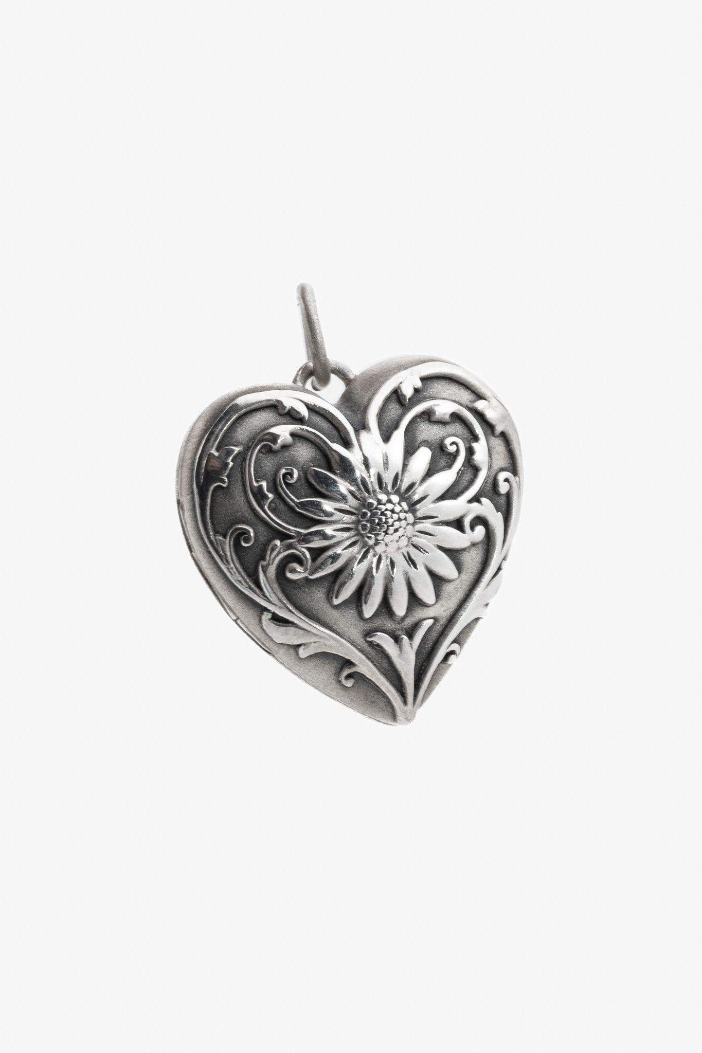 Tiffany & Co. Tiffany & Co. Ziegfield Sterling Silver Heart Locket Pendant Size ONE SIZE - 1 Thumbnail