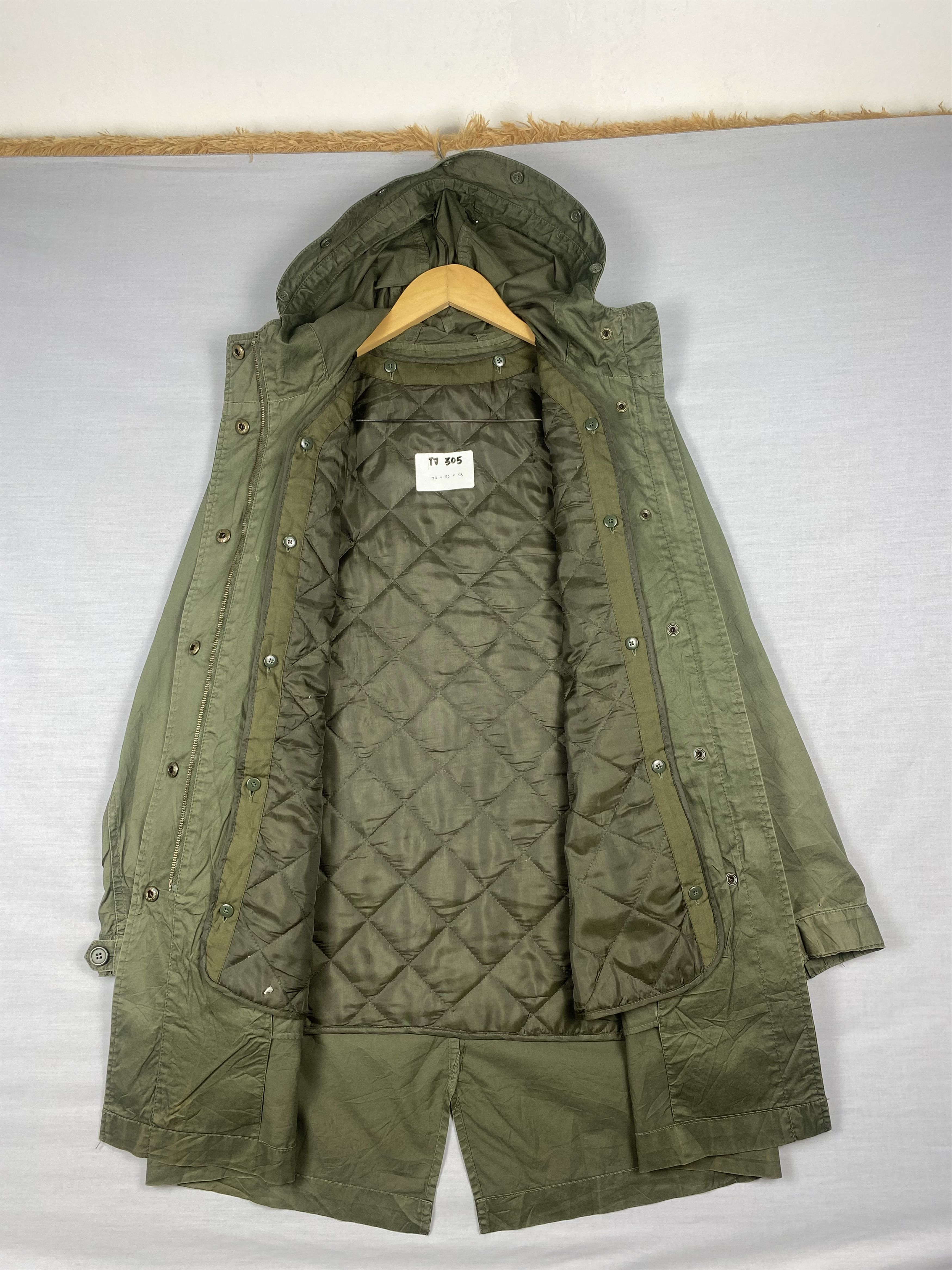 Japanese Brand Vintage Japanese Quilted Lining Zip Up Parka Jacket Size US M / EU 48-50 / 2 - 4 Thumbnail