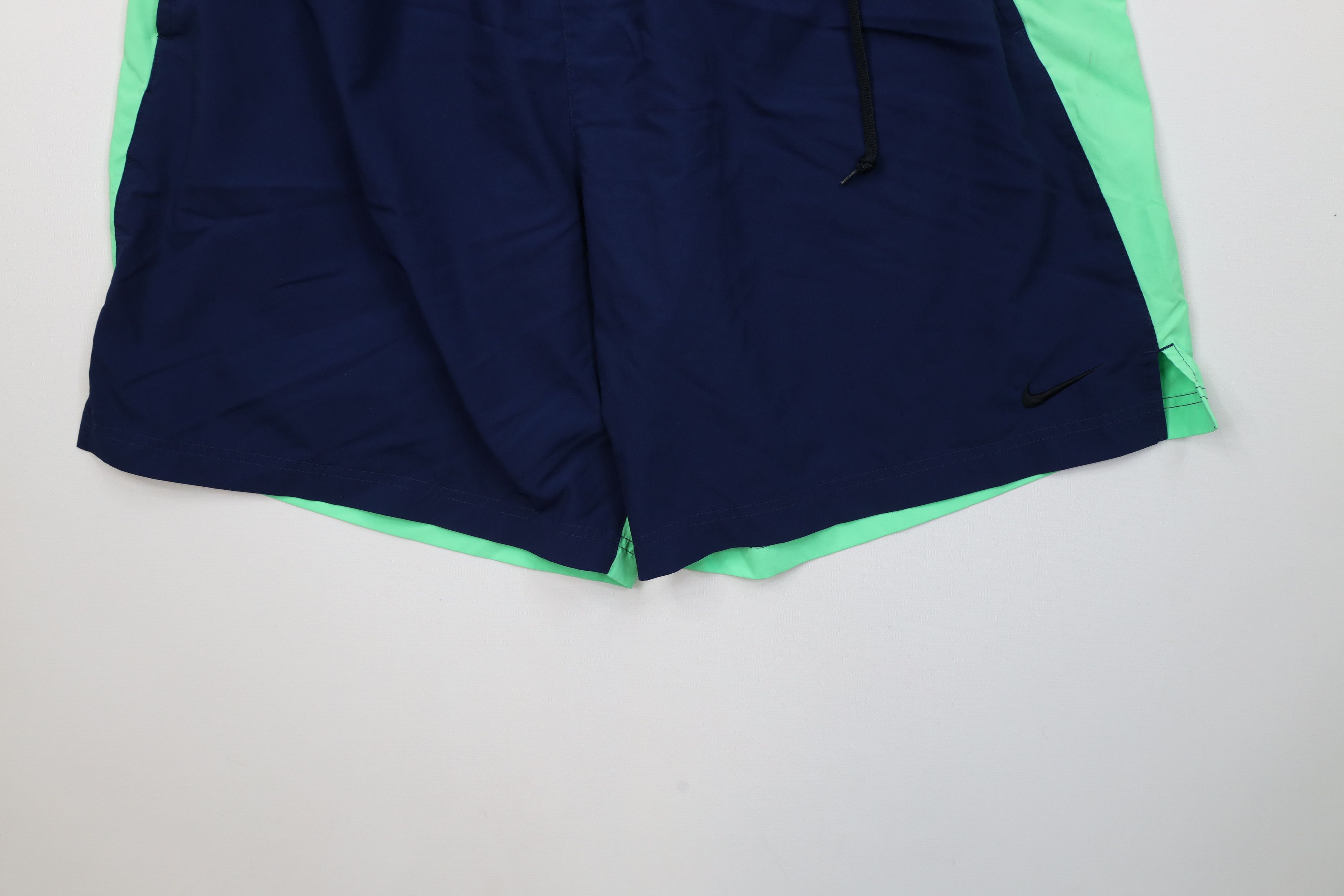 Nike Vintage Y2K Nike Scott Mini Swoosh Above Knee Shorts Blue Size US 38 / EU 54 - 4 Thumbnail