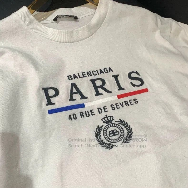 Balenciaga Balenciaga Crown Logo Print Short Sleeve T-shirt. Size US S / EU 44-46 / 1 - 2 Thumbnail