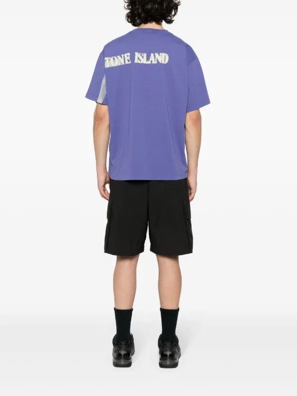 Stone Island Stone Island logo-print cotton T-shirt Size US XL / EU 56 / 4 - 1 Thumbnail