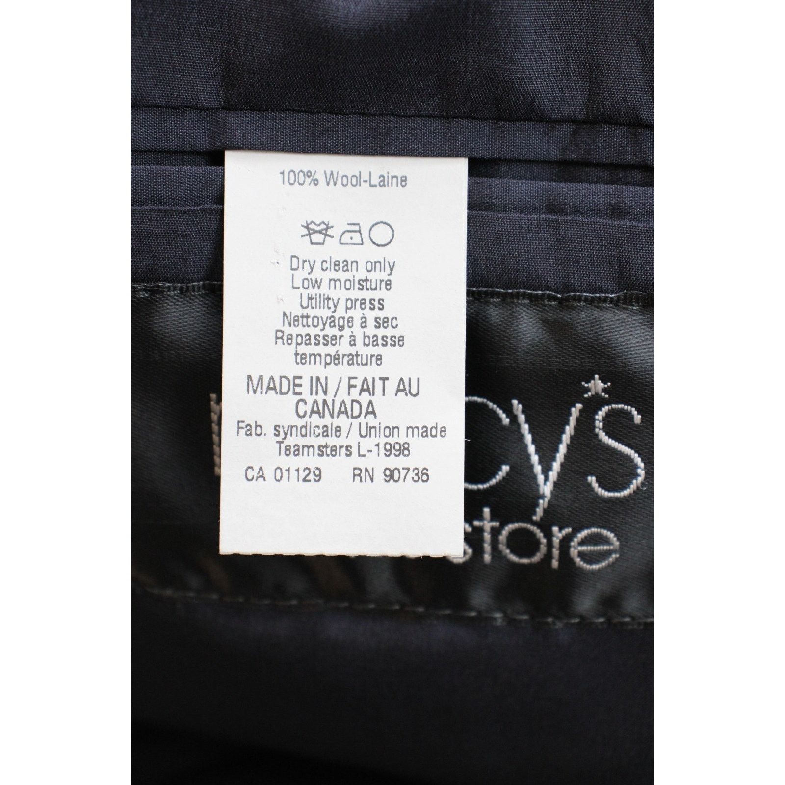 Lauren Ralph Lauren Lauren Ralph Lauren Blazer Mens Size 42R Navy Blue 100% Wool Size 42R - 7 Thumbnail