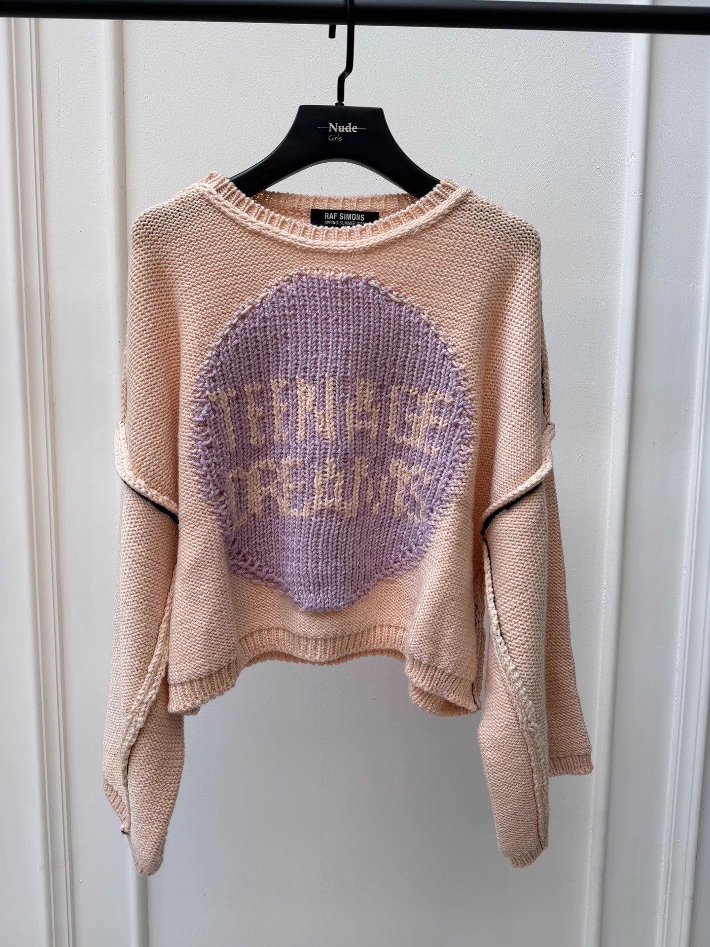 Raf Simons Raf Simons 21ss Teenager Dreams Logo Jq OS Batwing Sweater Size US XS / EU 42 / 0 - 1 Thumbnail