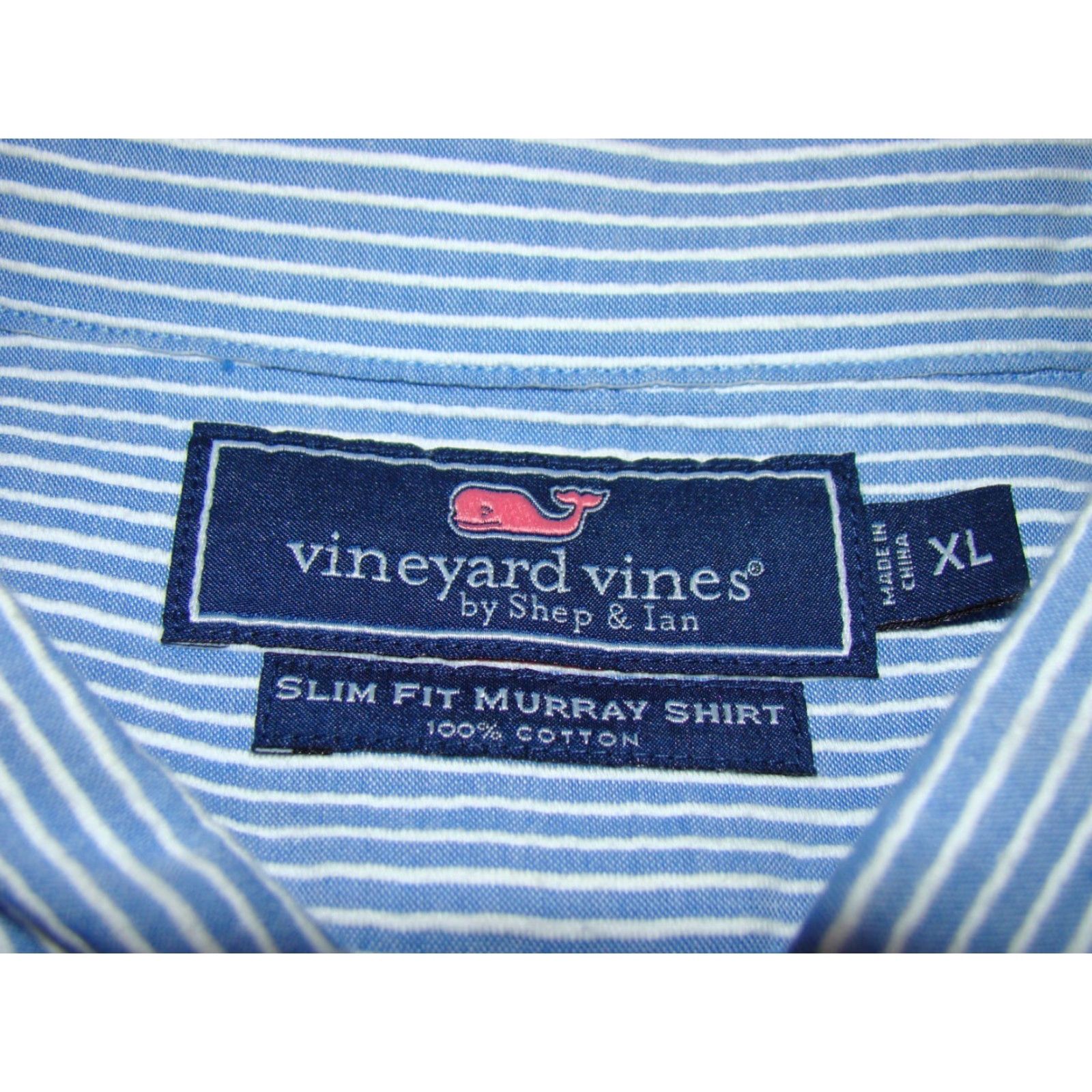 Vineyard Vines Vineyard Vines Murray Shirt Slim Fit Mens XL Short Sleeve Button-Up Shirt in Blue Size US XL / EU 56 / 4 - 4 Thumbnail