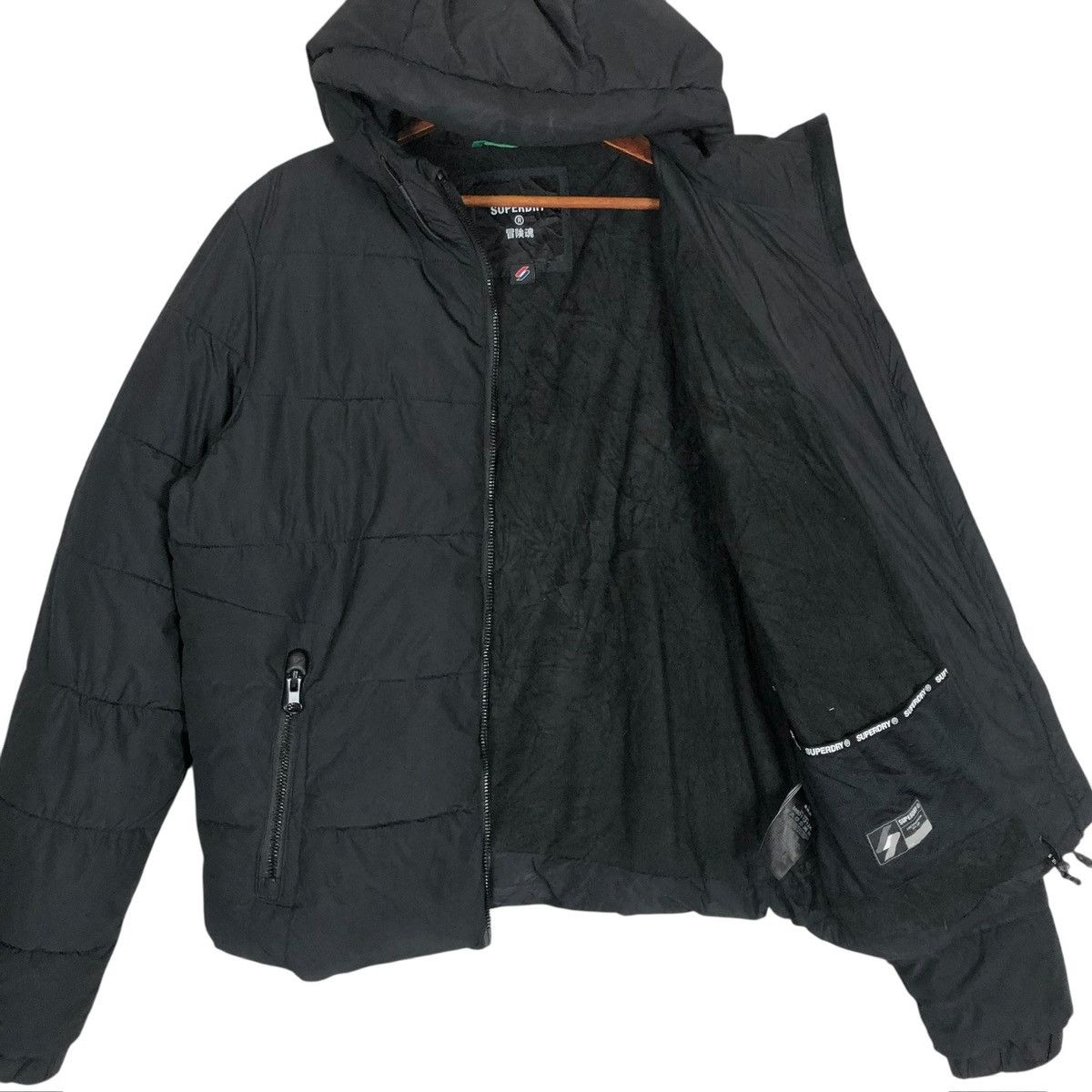 Superdry Vintage Superdry Hooded Puffer Down Jacket - Japanese Brand Size US M / EU 48-50 / 2 - 10 Thumbnail