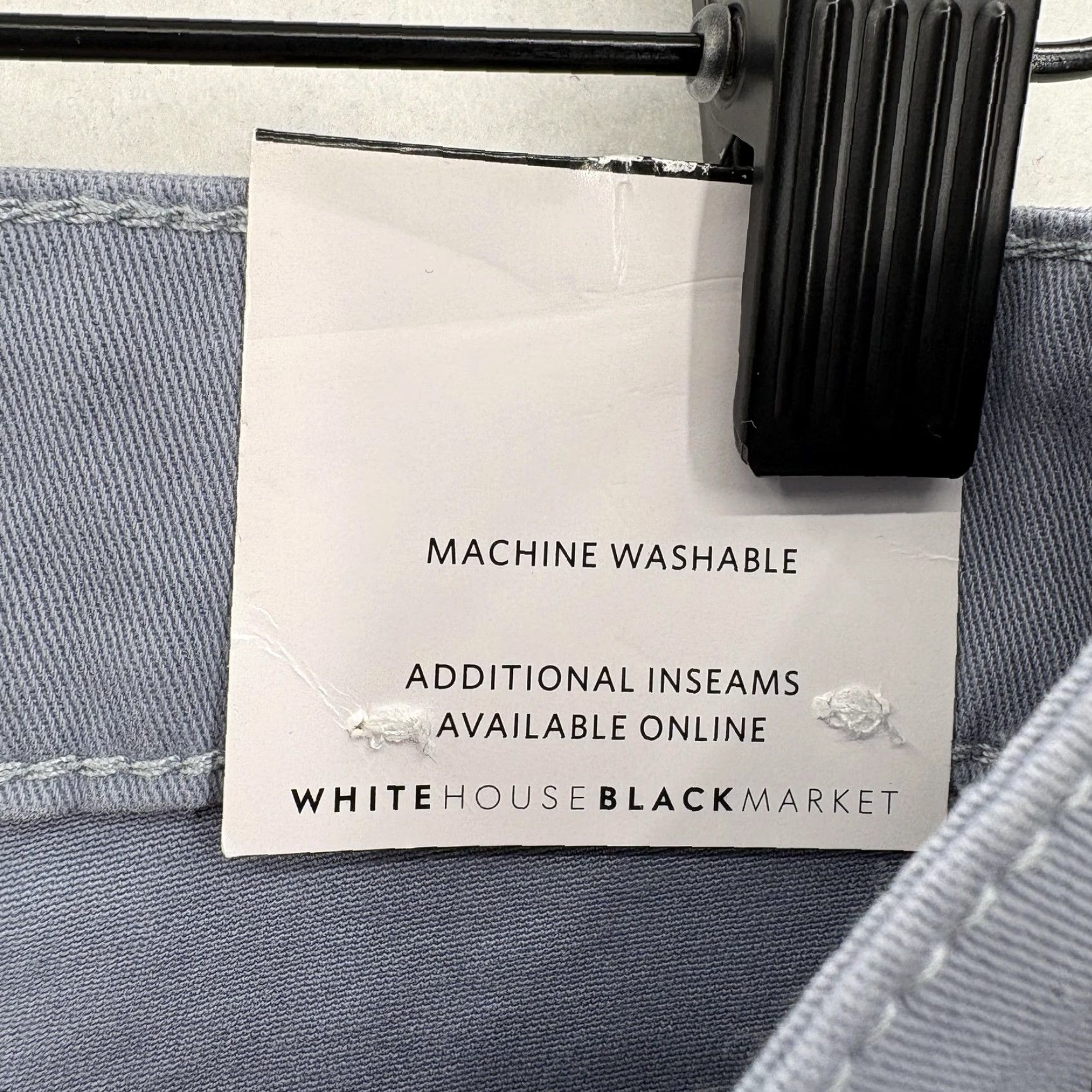 White House Black Market VINTAGE White House Black Market Skinny Ankle Jeans Womens 2 Blue Gray Stretch Denim NWT Size 26" / US 2 / IT 38 - 5 Thumbnail