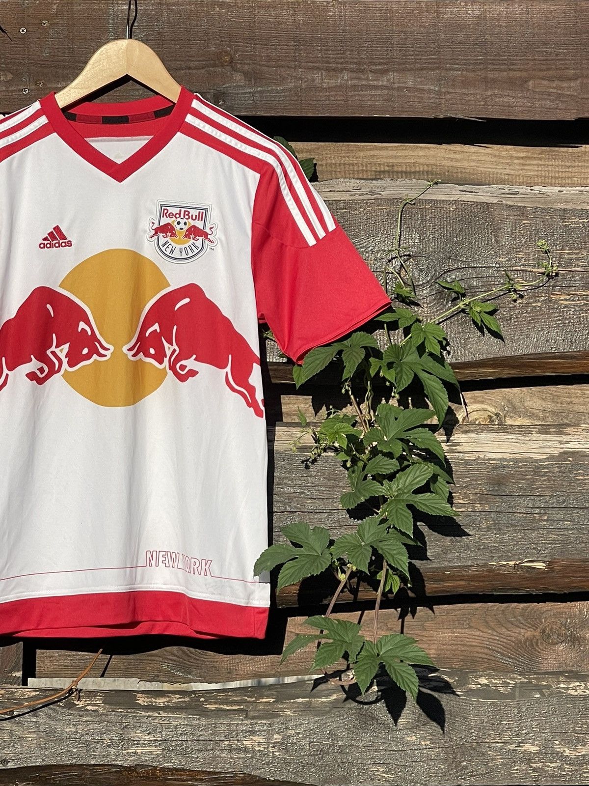 Adidas 2014 Adidas New York Red Bull MLS soccer jersey Size US S / EU 44-46 / 1 - 3 Thumbnail