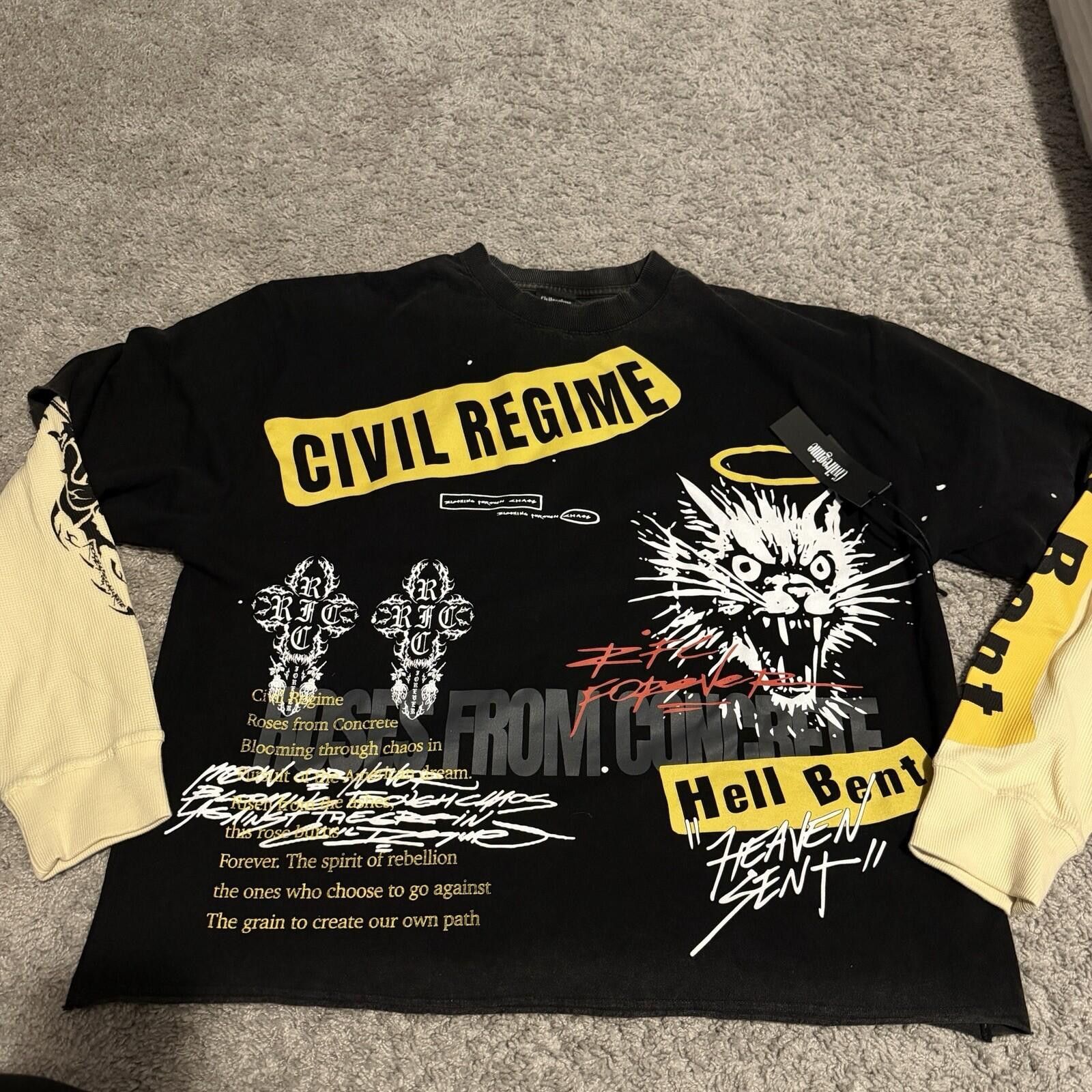 Civil Regime Civil Regime Hell Bent 199X Twofer Graphic T-Shirt size XL Size US XL / EU 56 / 4 - 1 Thumbnail