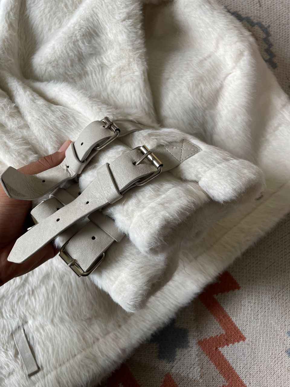 If Six Was Nine × Japanese Brand × Le Grande Bleu (L.G.B.) Gray Mare Faux Fur Jacket Size US S / EU 44-46 / 1 - 4 Thumbnail