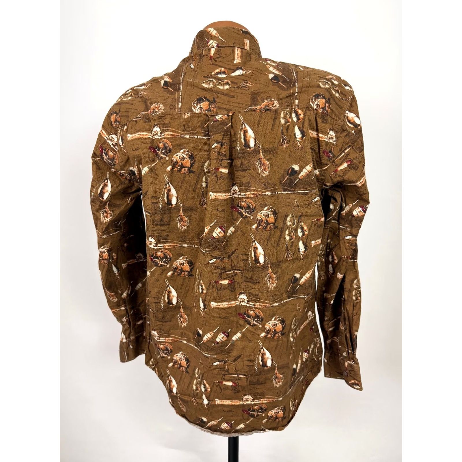Vintage VINTAGE Magellan Fishing Shirt Men Medium Cotton Button-Down Twill Graphic Print Casual Outdoors Size US M / EU 48-50 / 2 - 7 Thumbnail